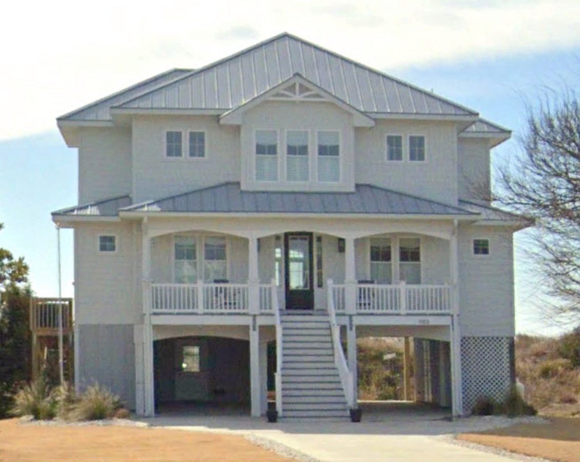 Coastal house Plan with 2 Floors and Modern CAD Designs