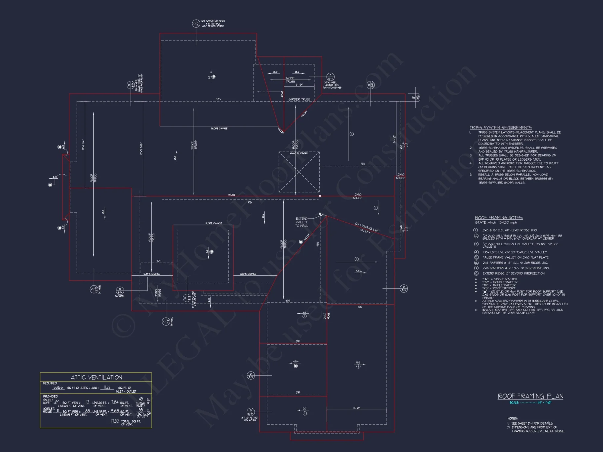 Craftsman house Floor Plan: CAD Blueprint with Elegant Designs