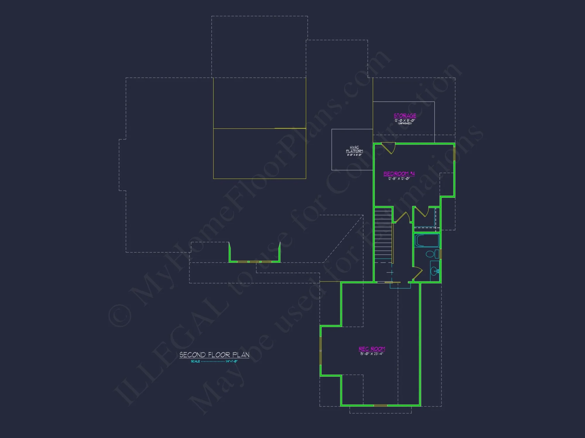Craftsman house Floor Plan: CAD Blueprint with Elegant Designs