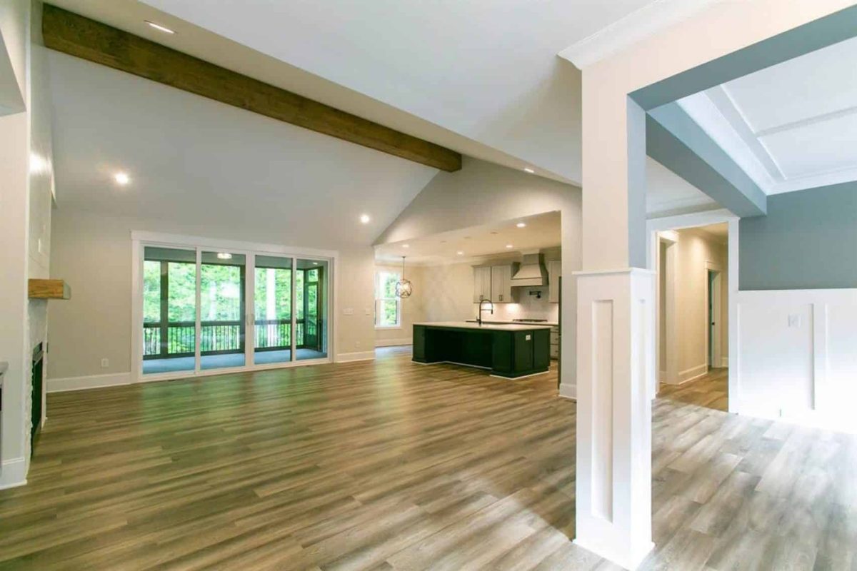 Craftsman house Floor Plan: CAD Blueprint with Elegant Designs