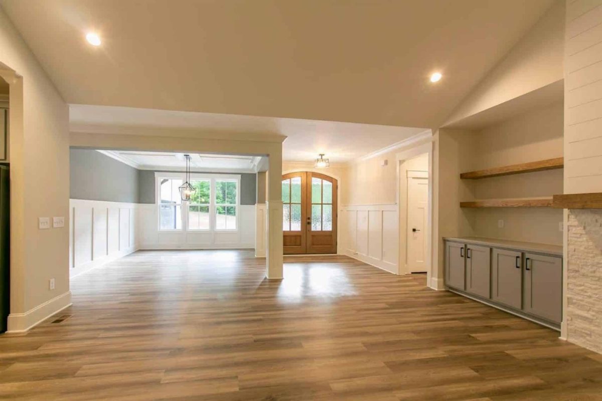 Craftsman house Floor Plan: CAD Blueprint with Elegant Designs