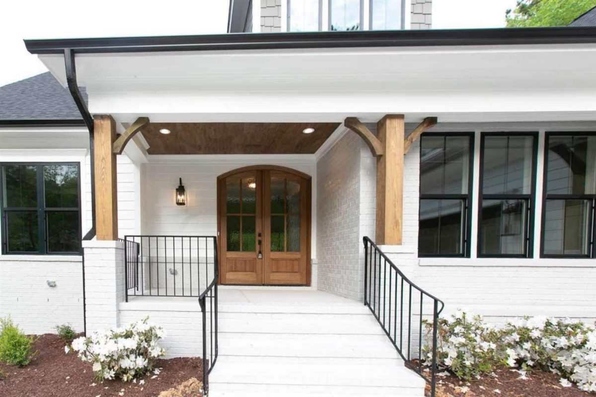 Craftsman house Floor Plan: CAD Blueprint with Elegant Designs