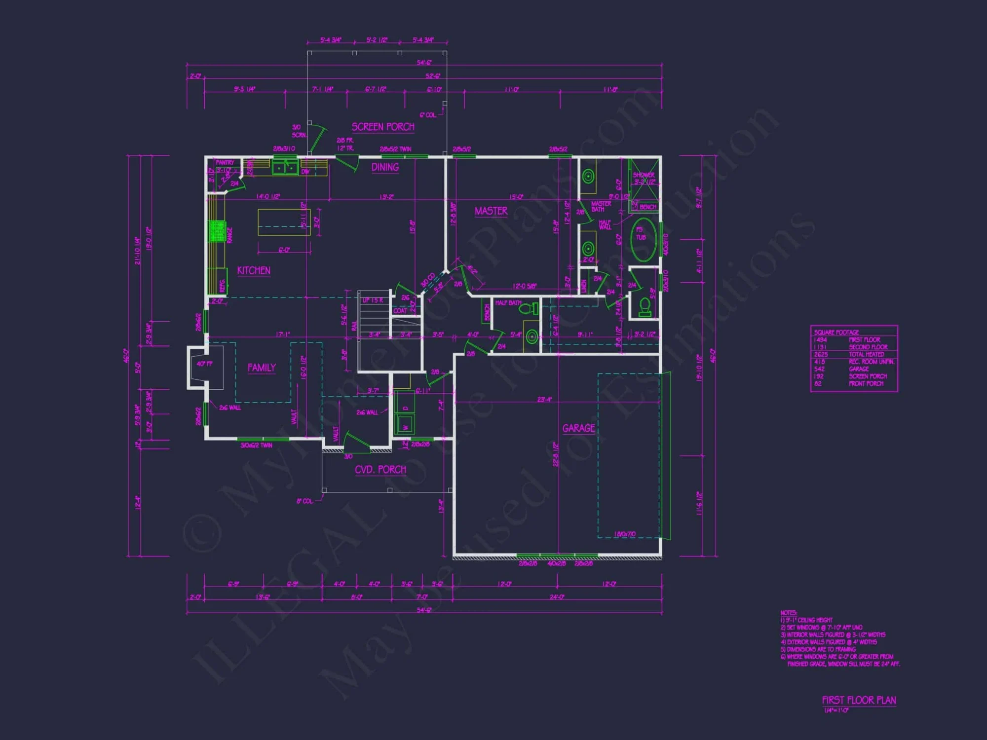 Modern Craftsman house Plan with Spacious Floor Designs