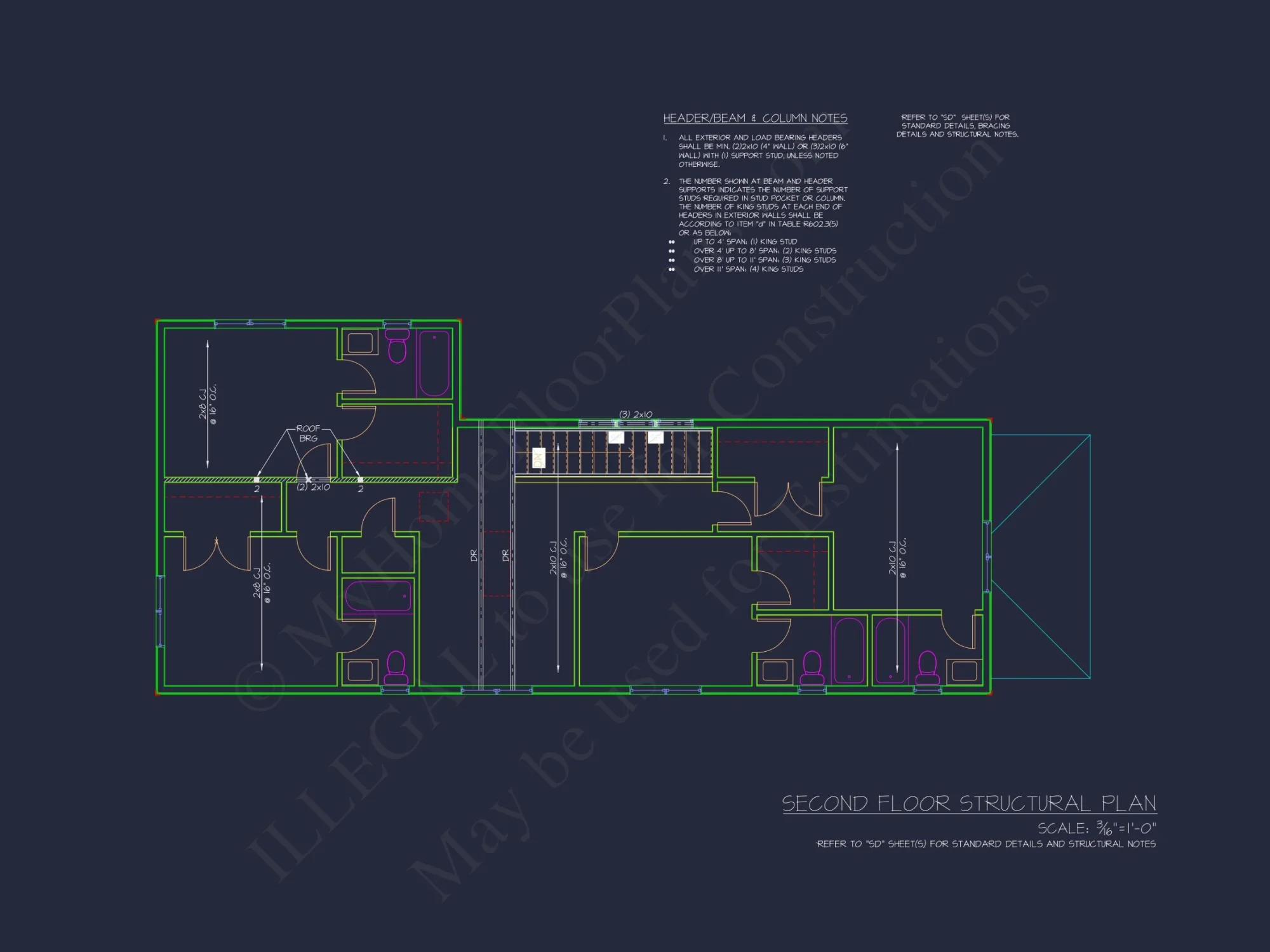 Craftsman house Plan with 5 Bedrooms and Open Floor Designs