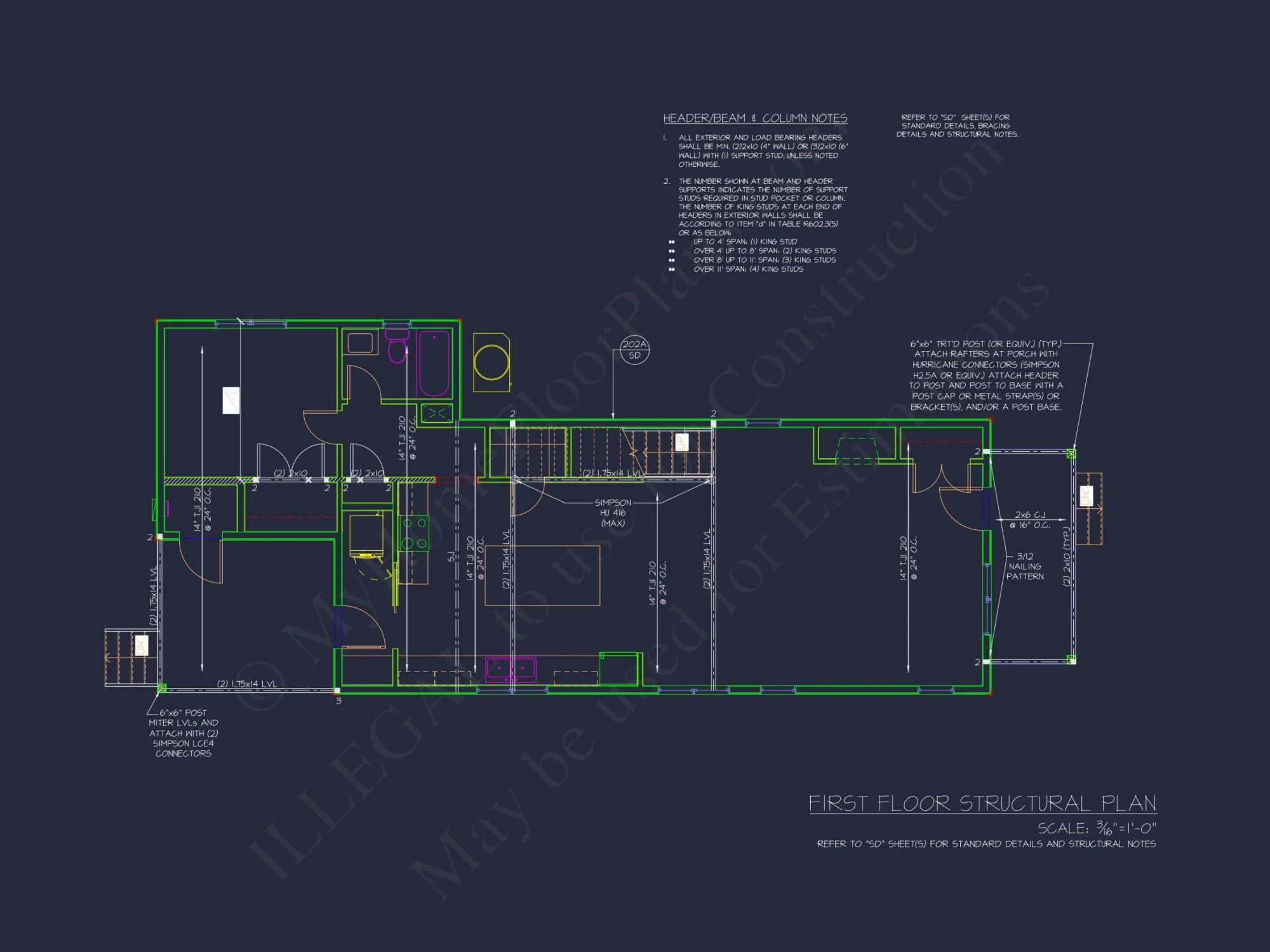 Craftsman house Plan with 5 Bedrooms and Open Floor Designs
