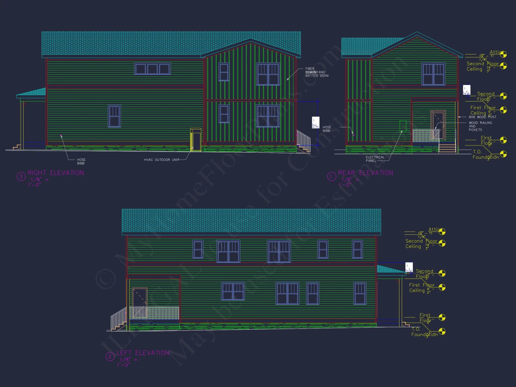 Craftsman house Plan with 5 Bedrooms and Open Floor Designs