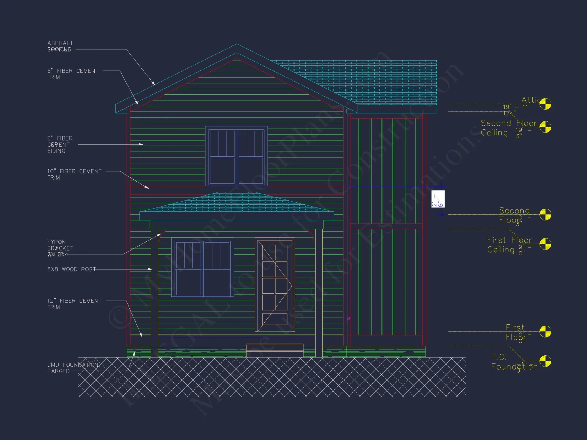 Craftsman house Plan with 5 Bedrooms and Open Floor Designs