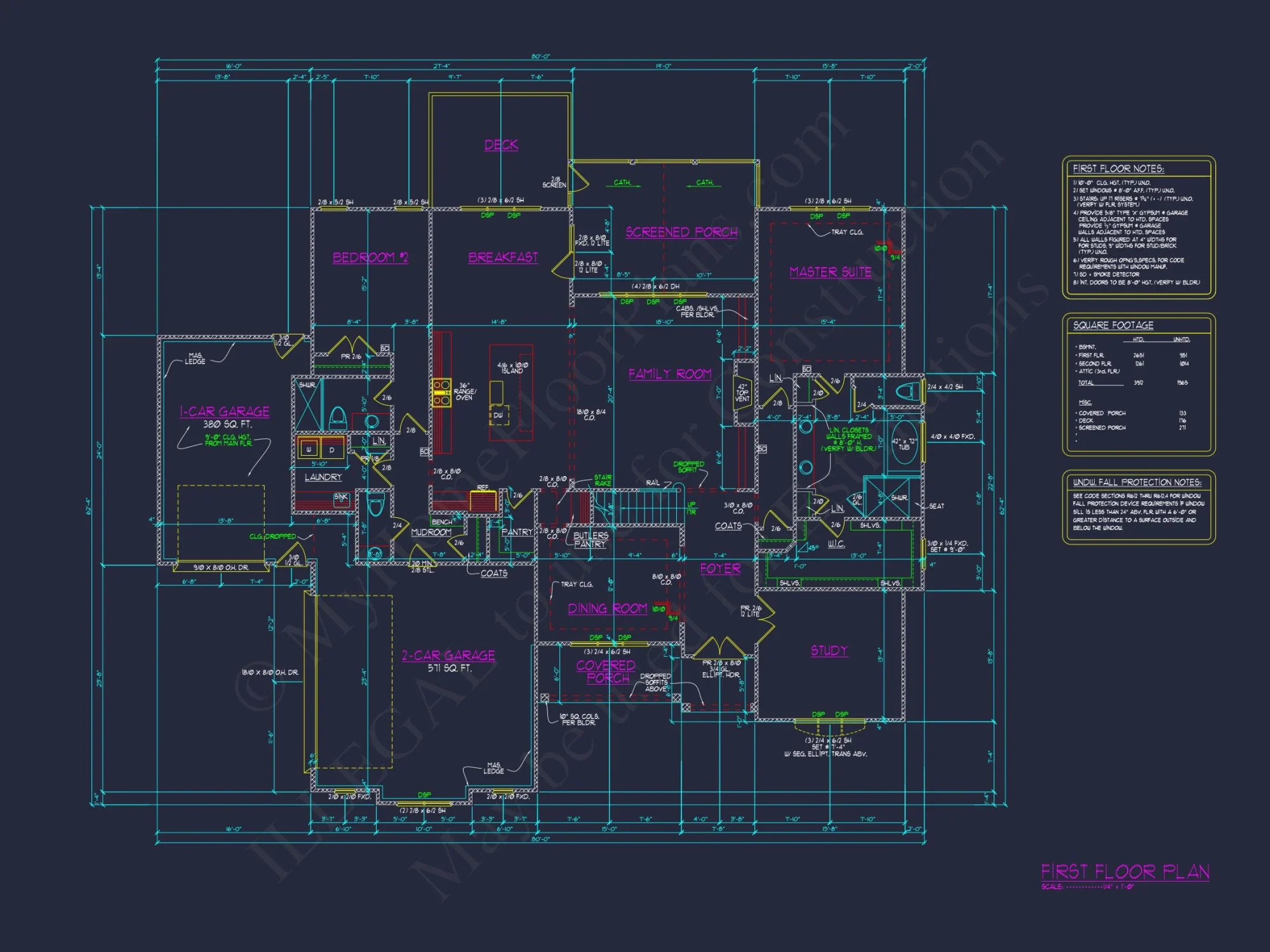 Craftsman house Plan with 2 Floors and Spacious Layout