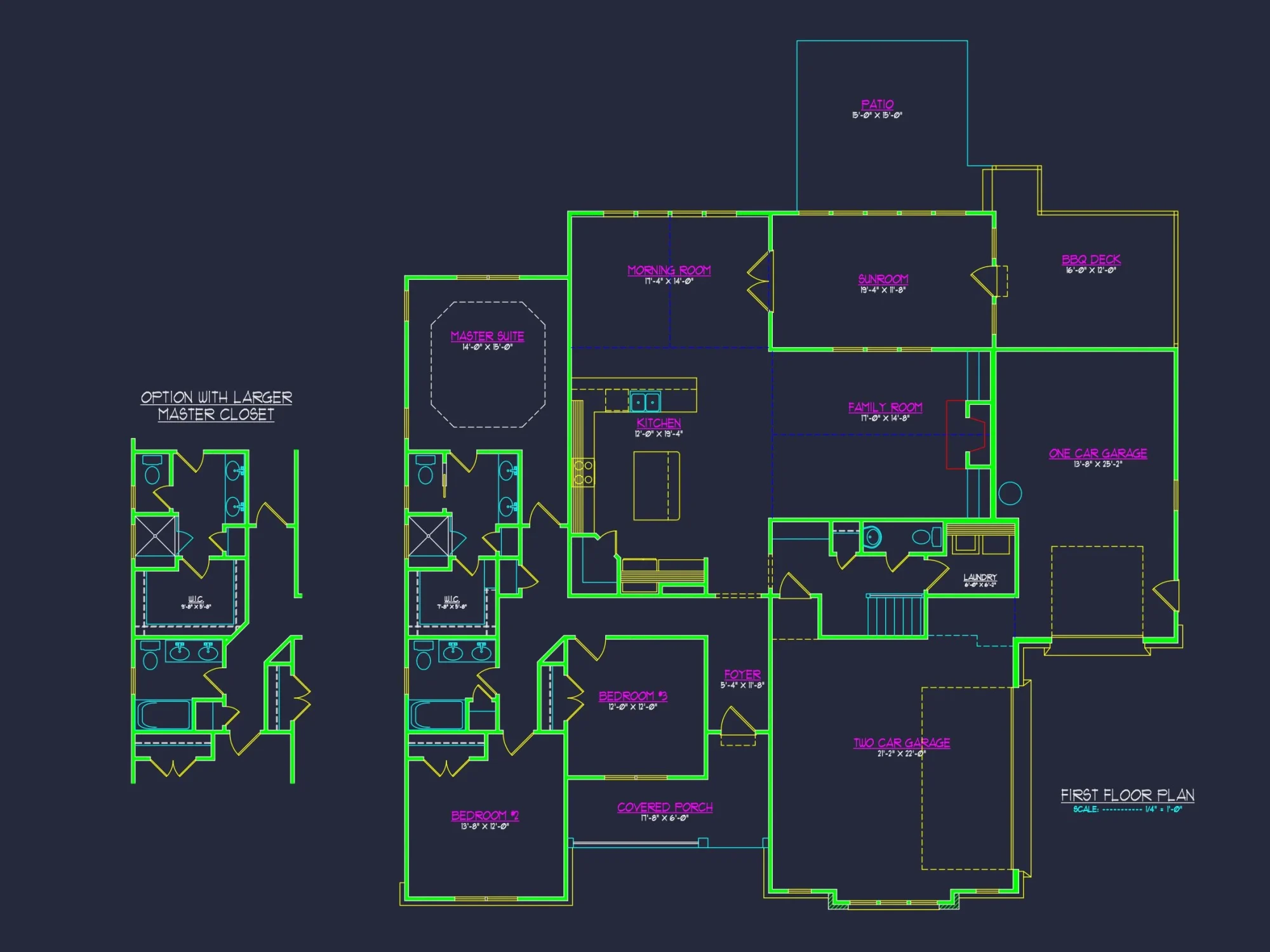 Spacious house Plan with Detailed CAD Designs and Floor Blueprint