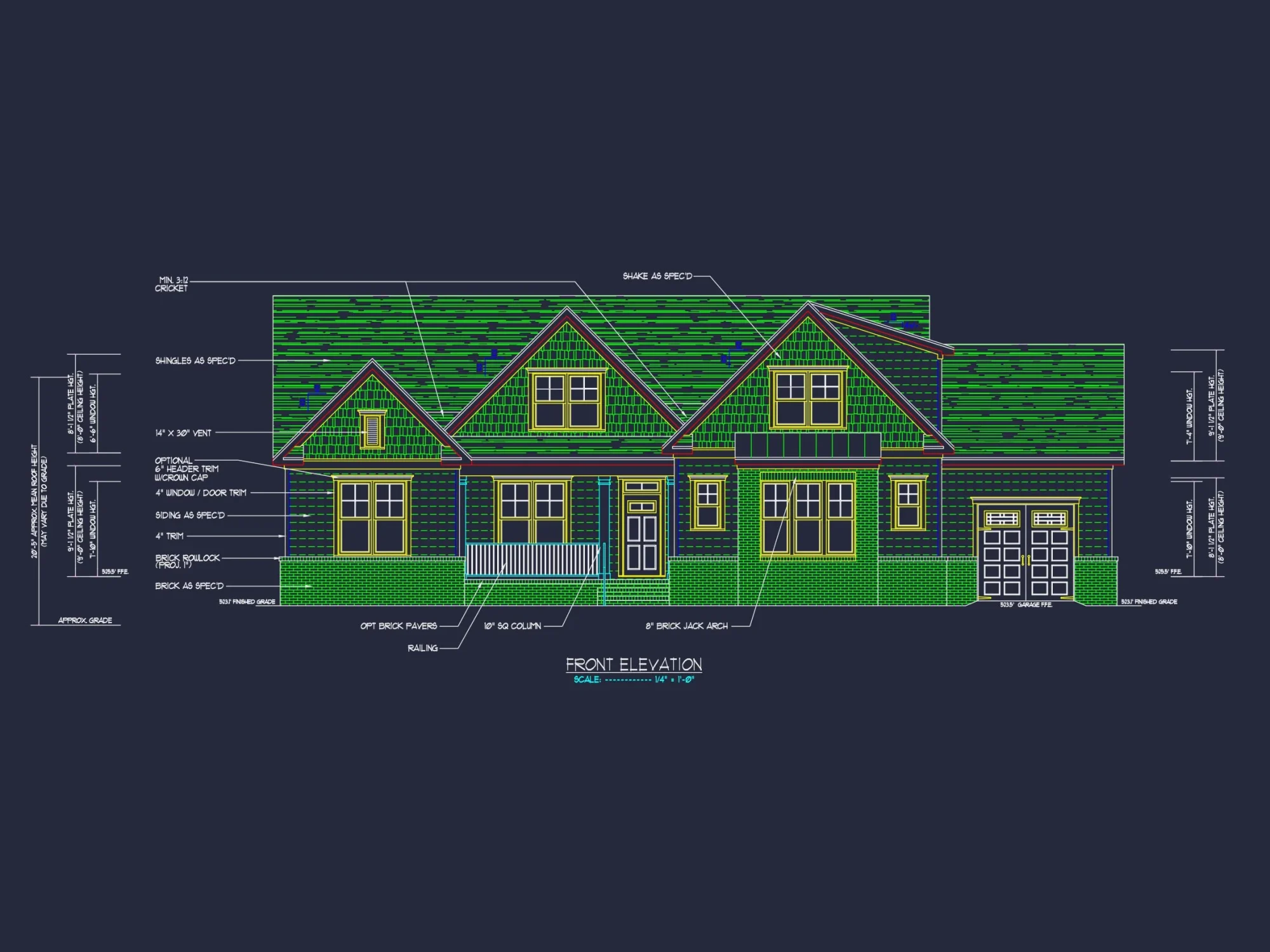 Spacious house Plan with Detailed CAD Designs and Floor Blueprint