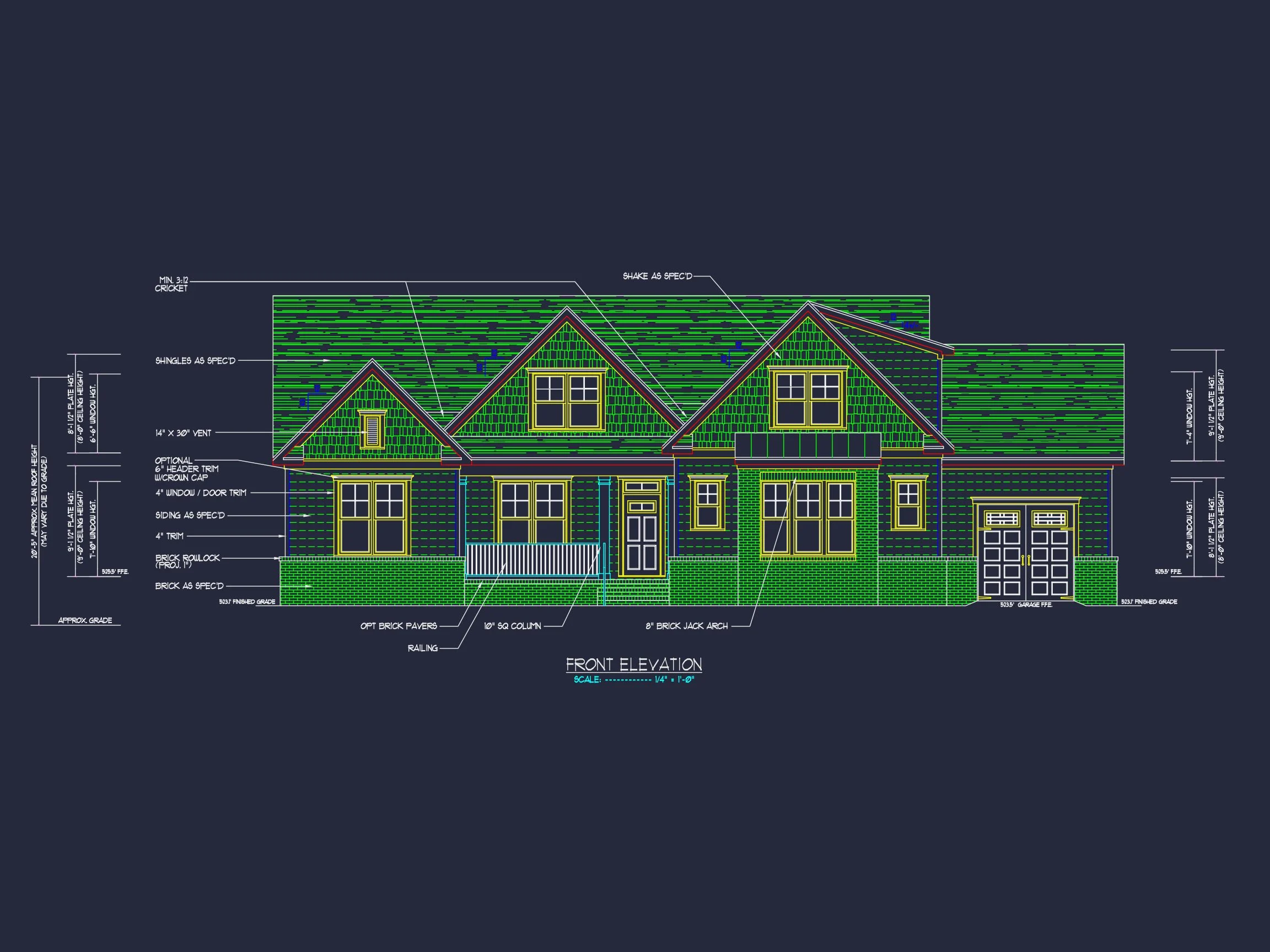 Spacious house Plan with Detailed CAD Designs and Floor Blueprint