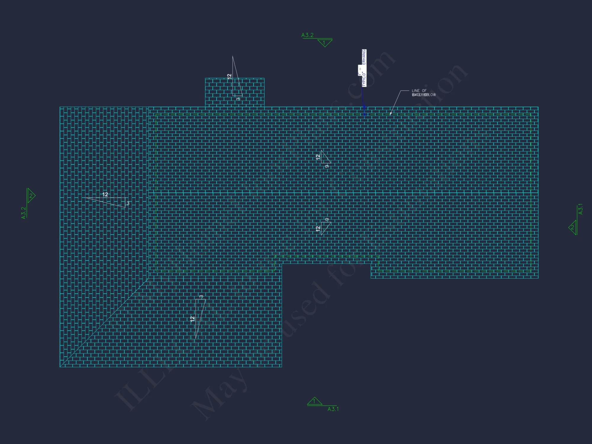 Efficient house Plan with CAD Designs and 3 Bedrooms