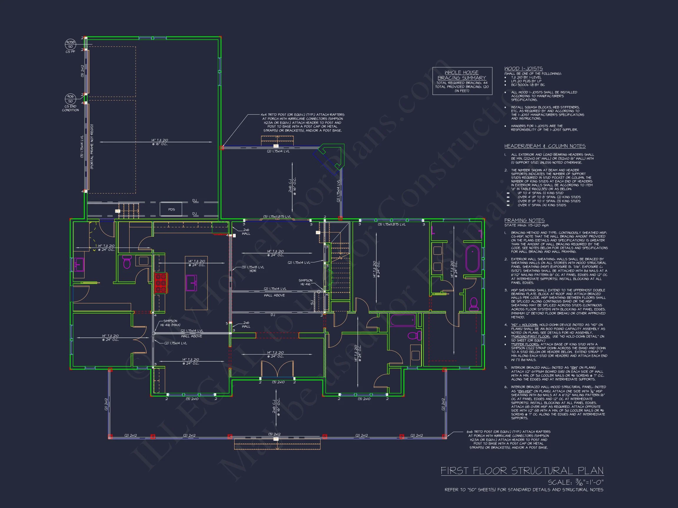 20-1573 HOUSE PLAN - Traditional Craftsman House Floor Plan with CAD Designs 11 Traditional Craftsman house Floor Plan with CAD Designs