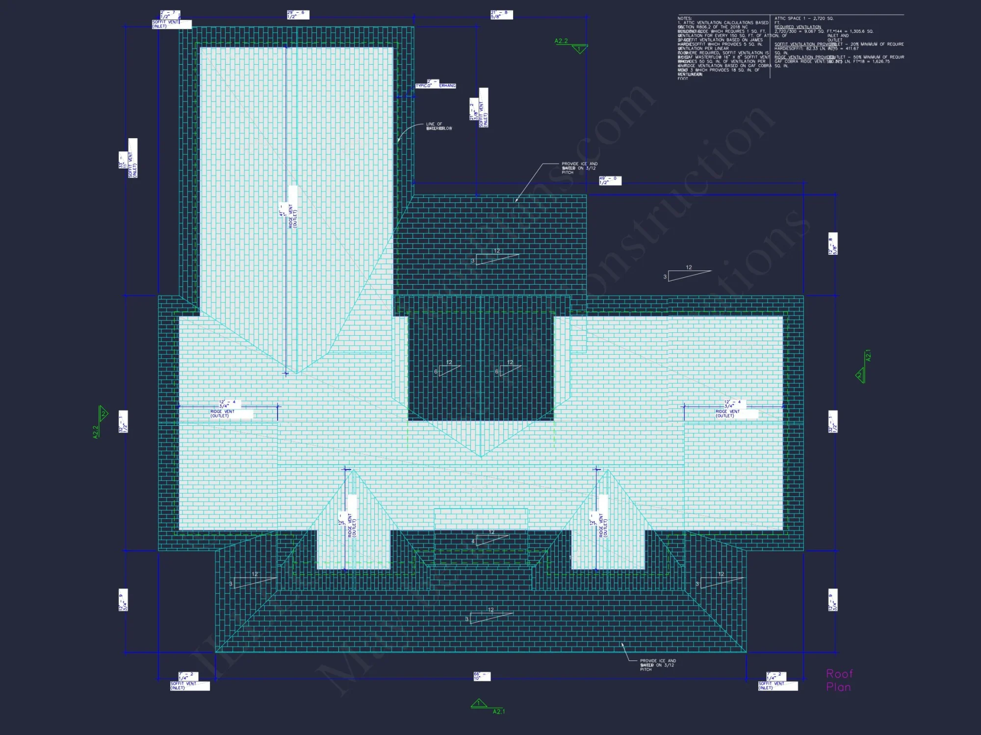 Traditional Craftsman house Floor Plan with CAD Designs