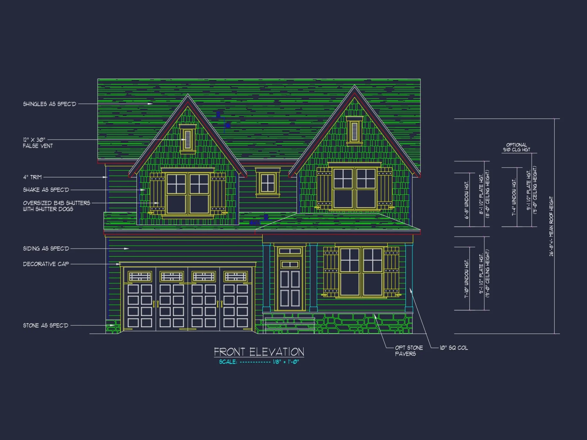 house Floor Plan Designs with a Charming Craftsman Style