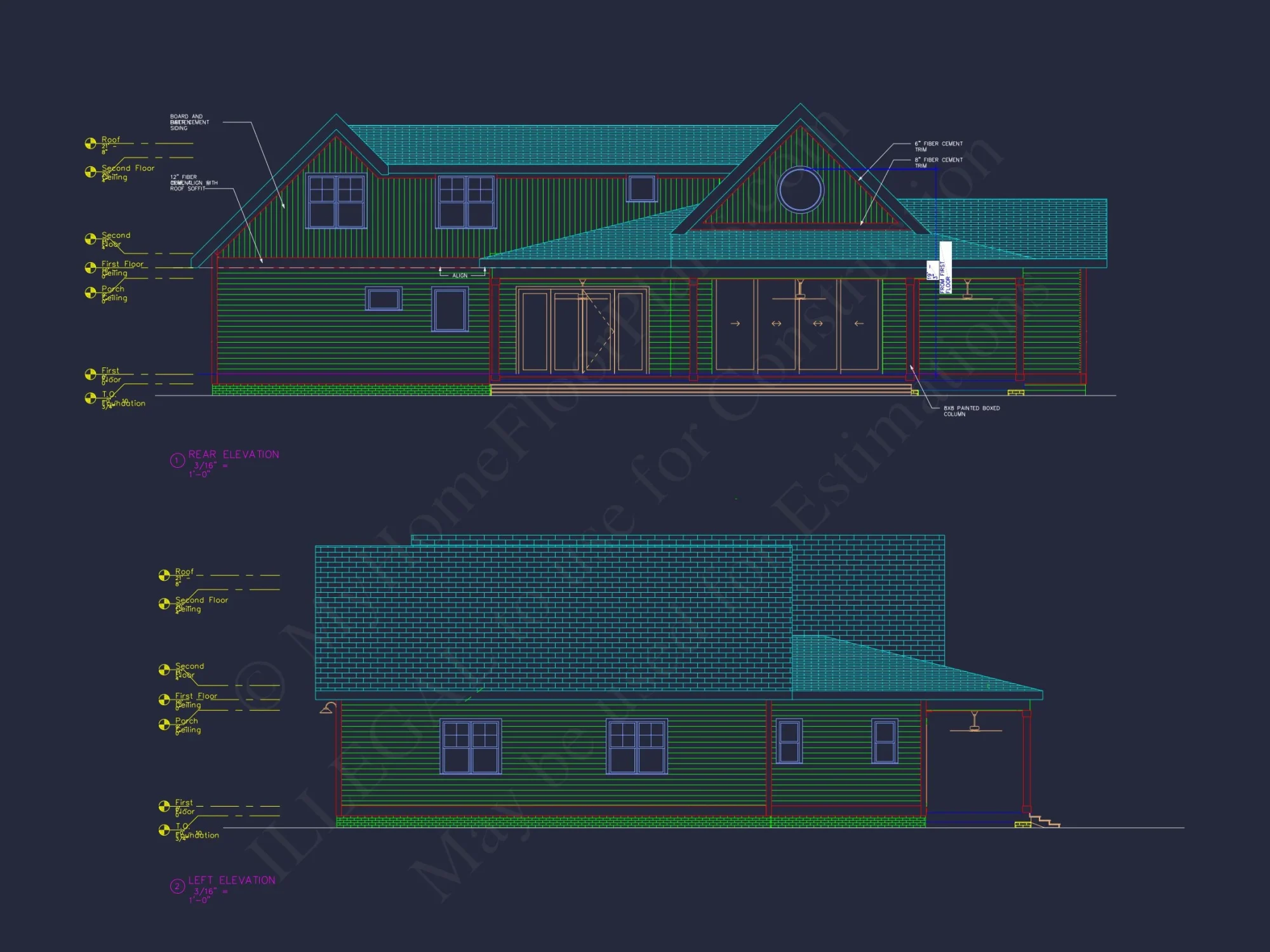 Beautiful house Floor Plan with CAD Designs and Blueprints