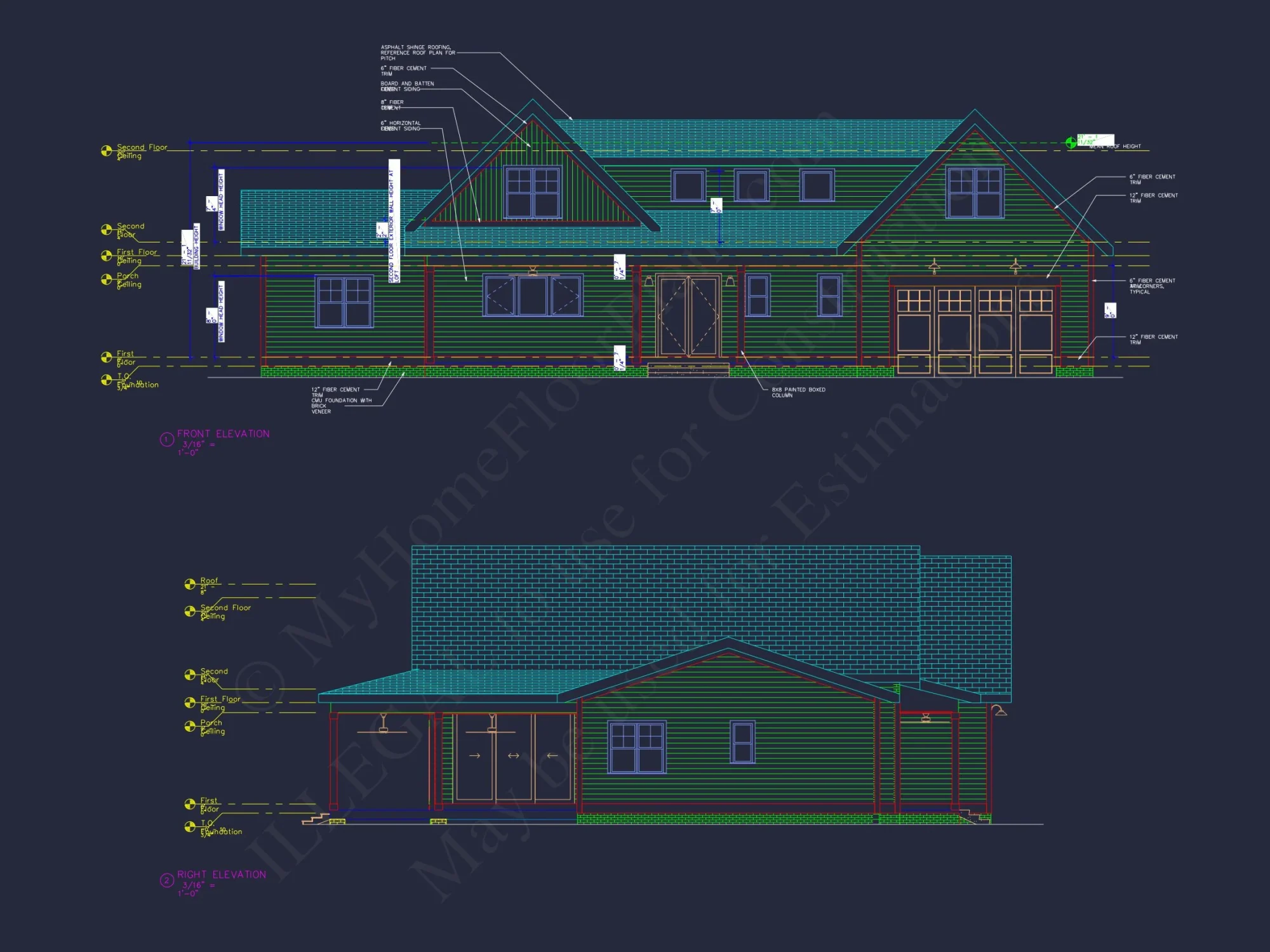 Beautiful house Floor Plan with CAD Designs and Blueprints