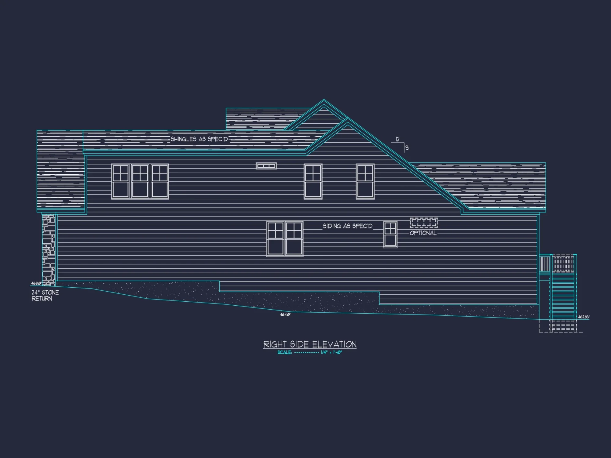 Beautiful house Plan with Detailed CAD Blueprints & Floor Designs