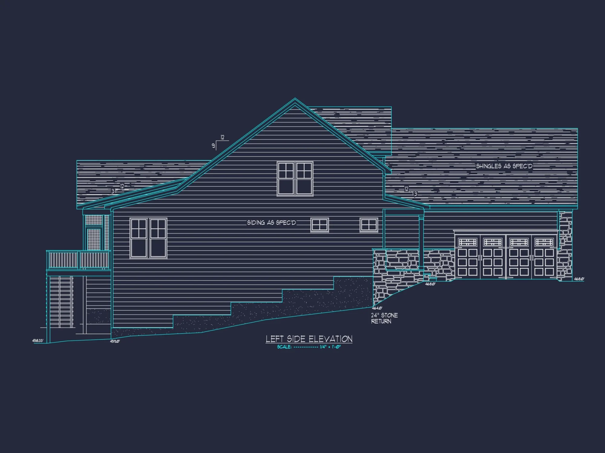 Beautiful house Plan with Detailed CAD Blueprints & Floor Designs