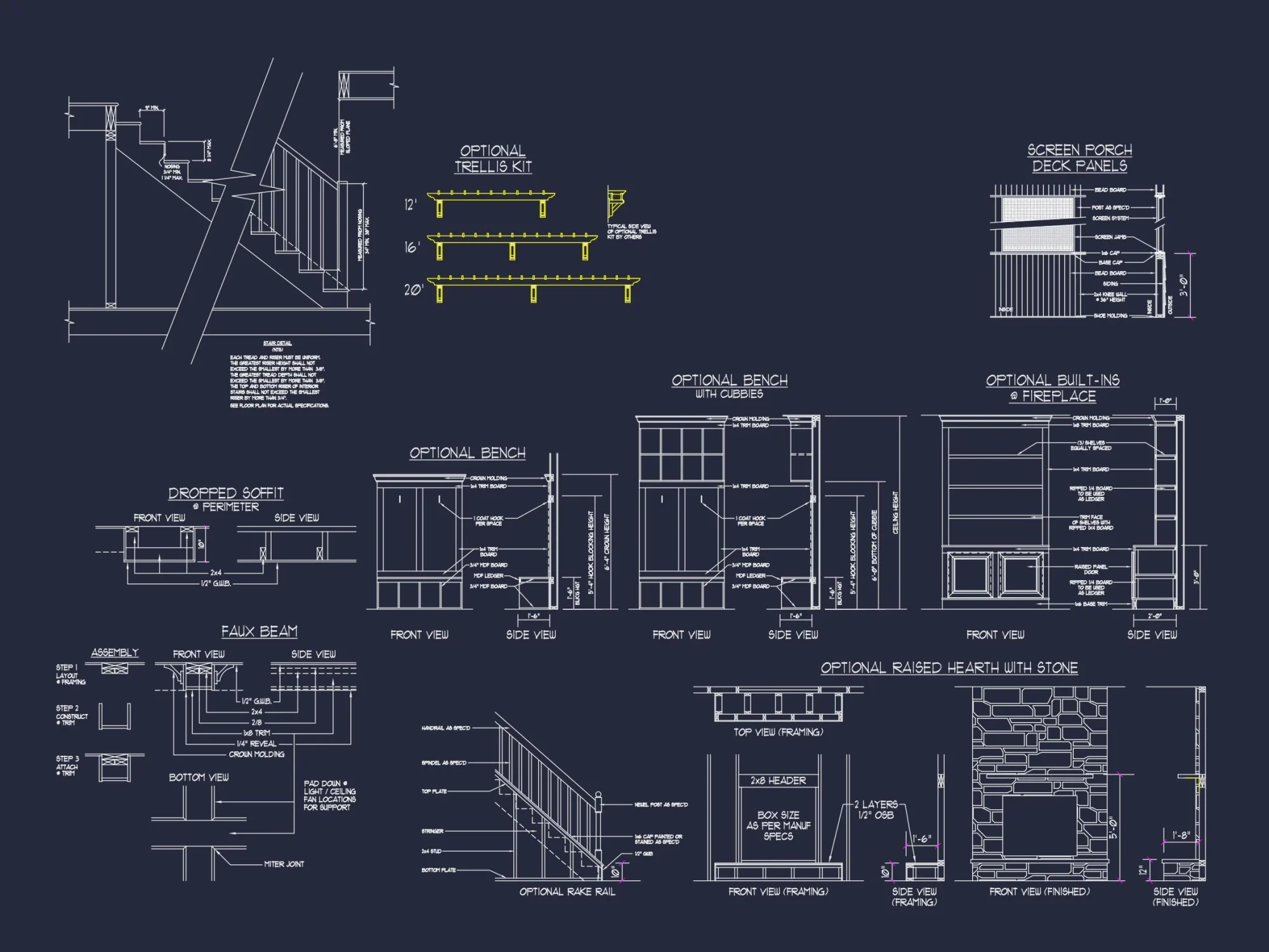 Modern Craftsman house Plan with Spacious 2-Story Designs