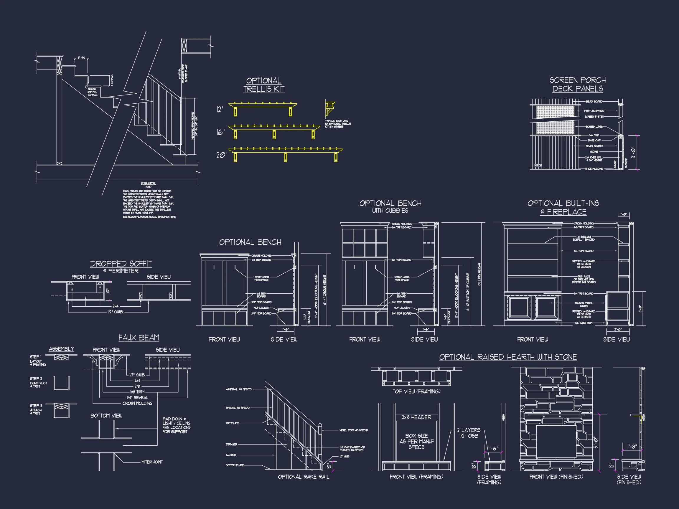 20-1508 HOUSE PLAN - Modern Craftsman House Plan with Spacious 2-Story Designs 19 Modern Craftsman house Plan with Spacious 2-Story Designs