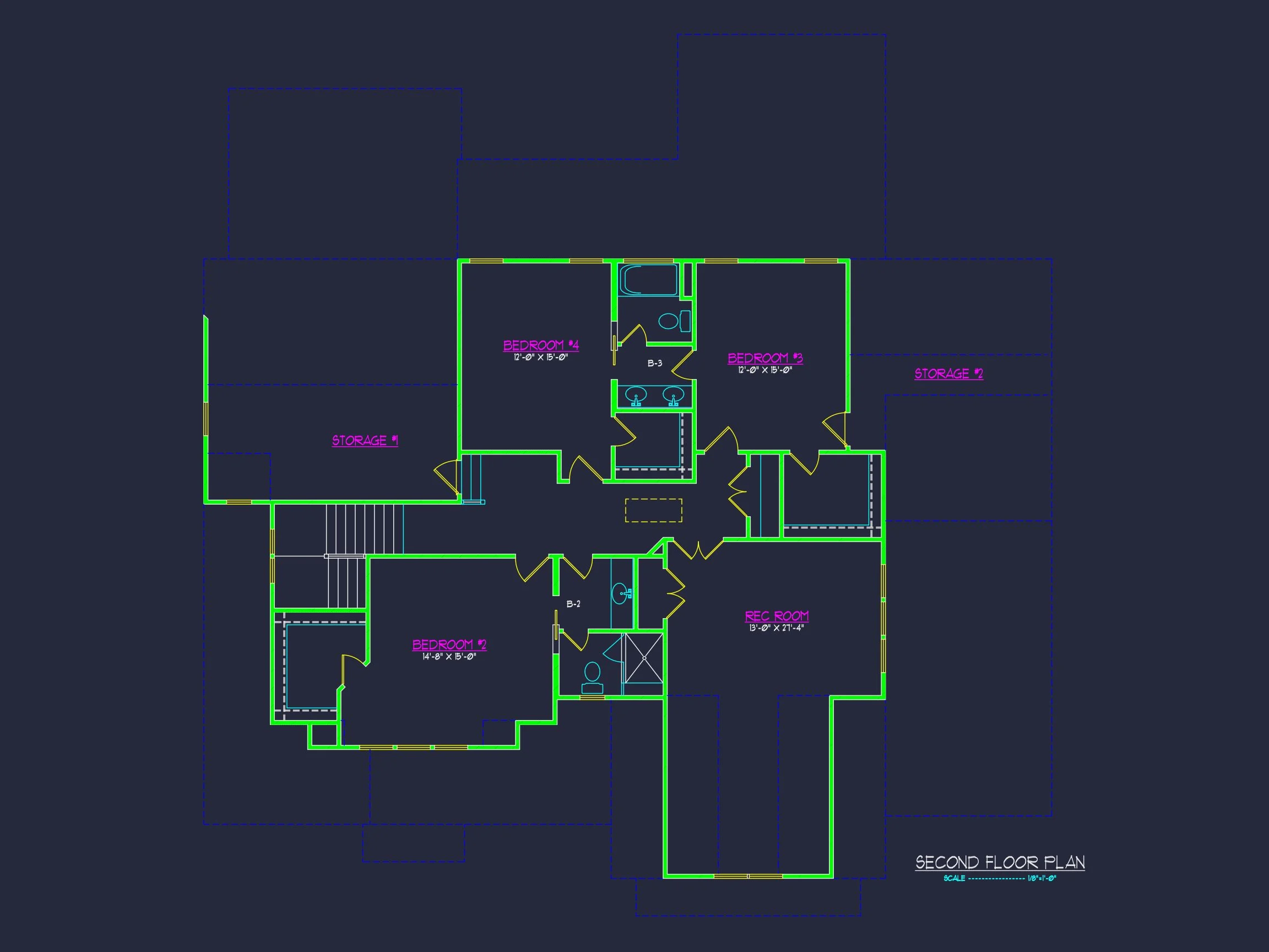 20-1508 HOUSE PLAN - Modern Craftsman House Plan with Spacious 2-Story Designs 6 Modern Craftsman house Plan with Spacious 2-Story Designs