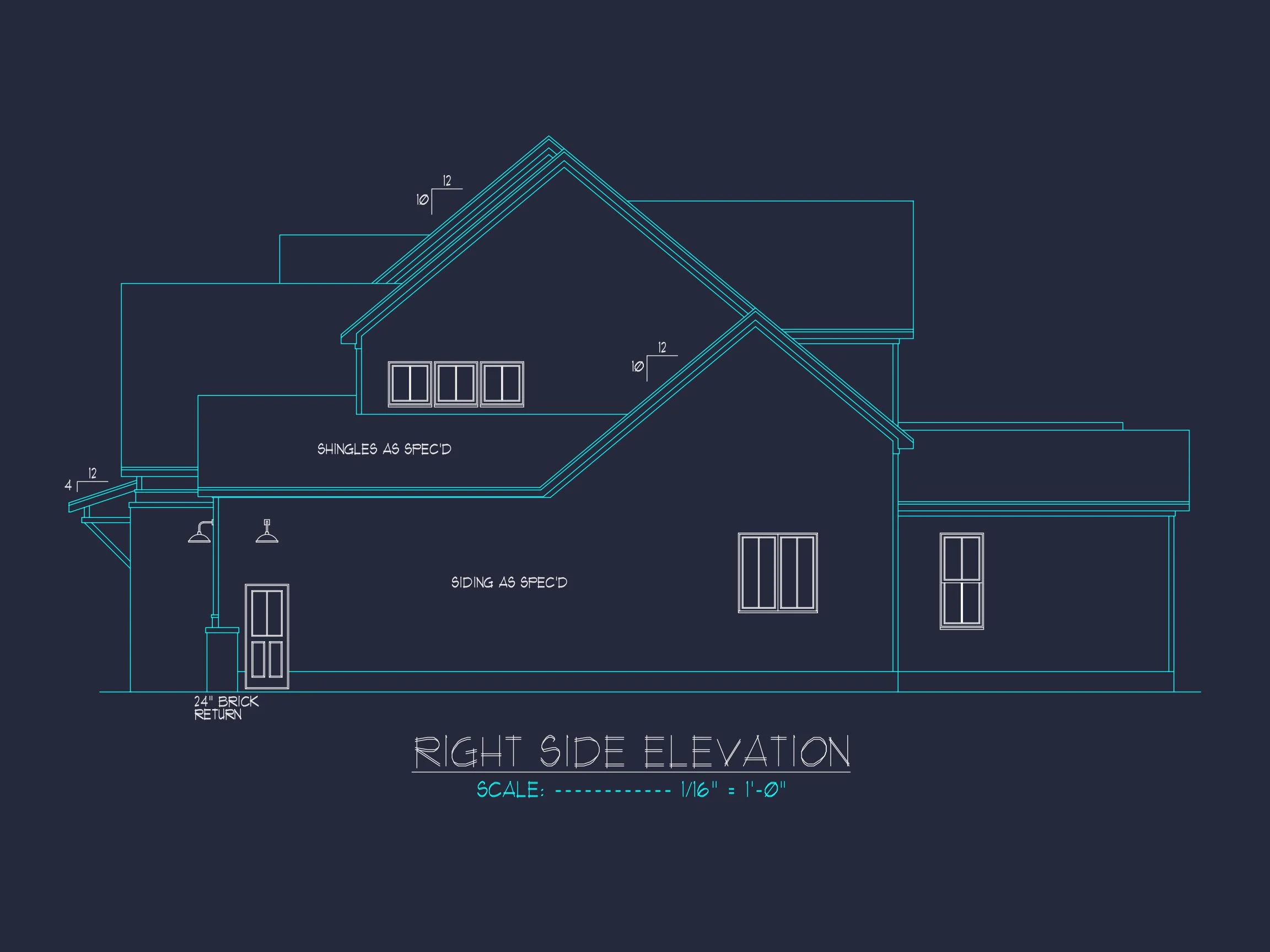 20-1508 HOUSE PLAN - Modern Craftsman House Plan with Spacious 2-Story Designs 4 Modern Craftsman house Plan with Spacious 2-Story Designs