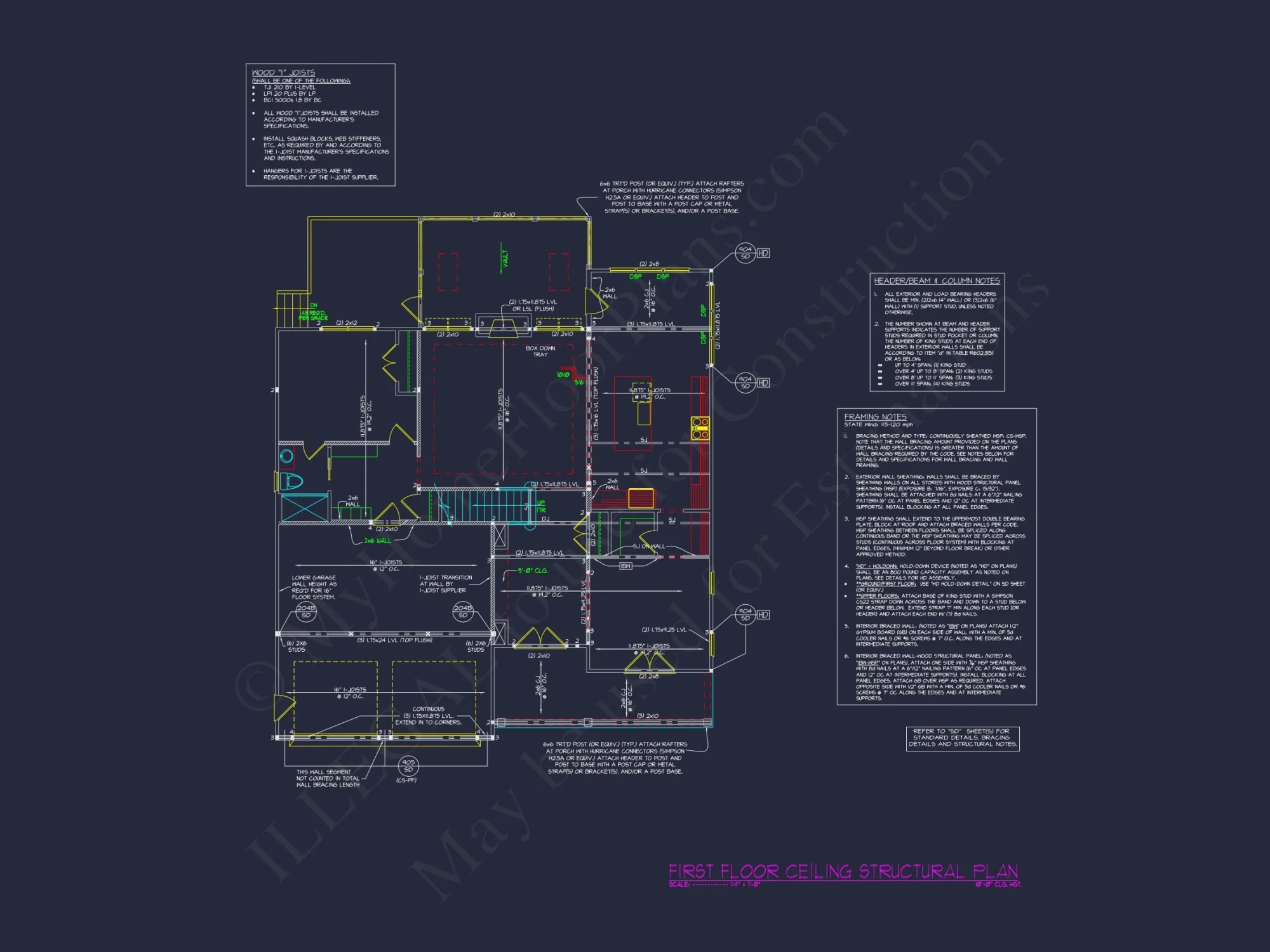 3-Bedroom house Plan with Traditional Design and CAD Blueprint