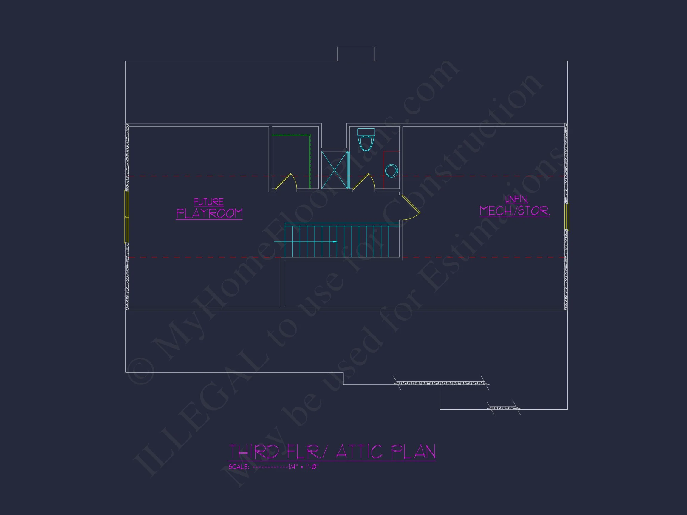 20-1484 HOUSE PLAN - 3-Bedroom House Plan with Traditional Design and CAD Blueprint 23 3-Bedroom house Plan with Traditional Design and CAD Blueprint