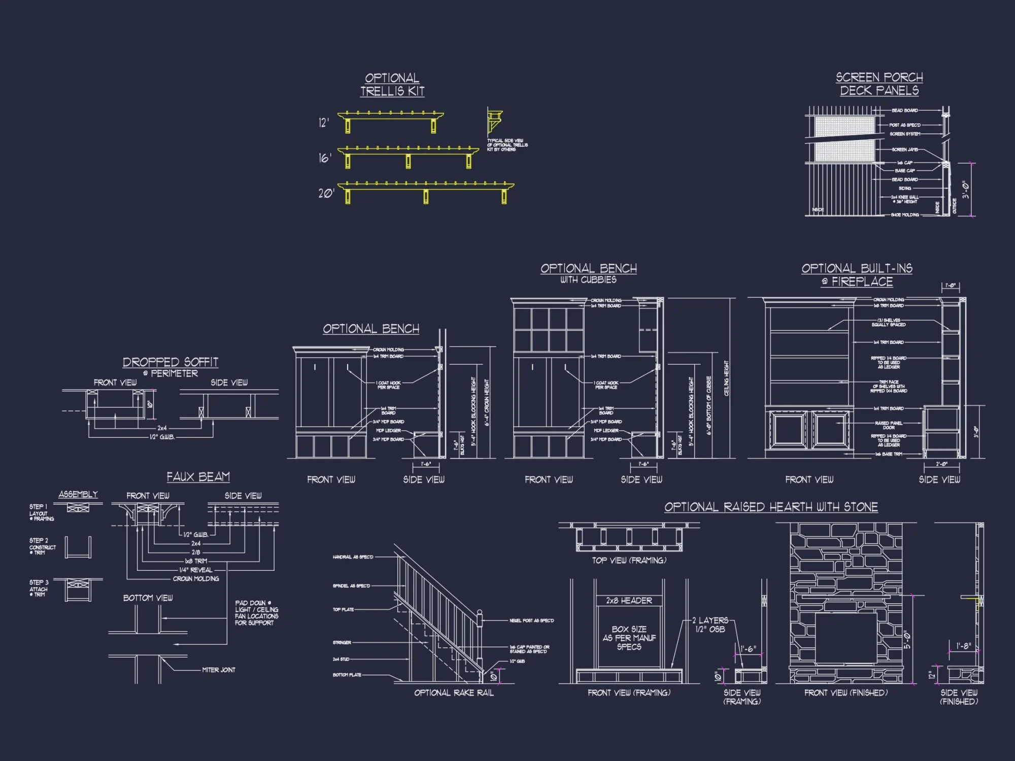 Modern house Plan with Floor Blueprint, CAD Designs & Architecture