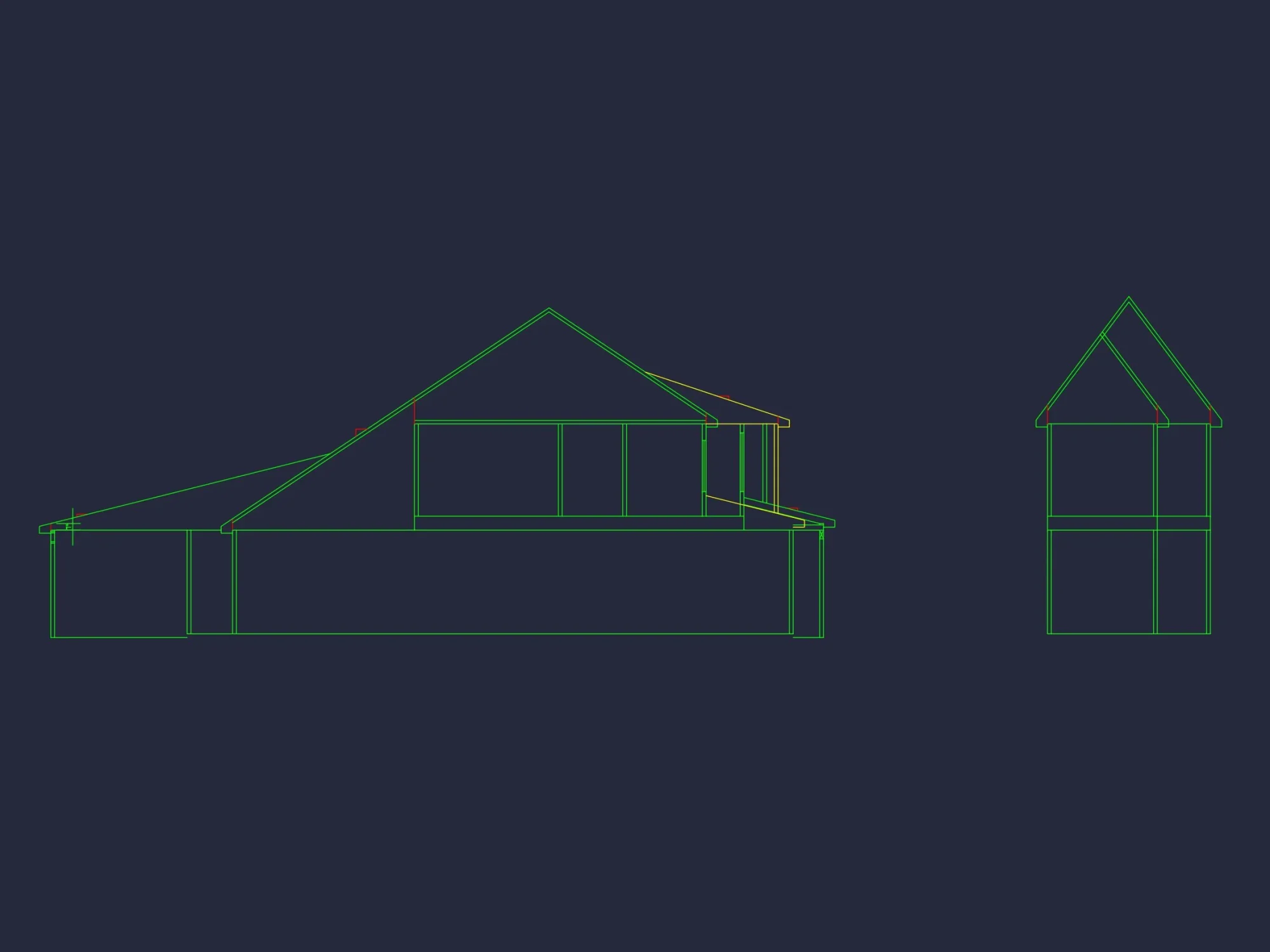 Modern house Plan with Floor Blueprint, CAD Designs & Architecture
