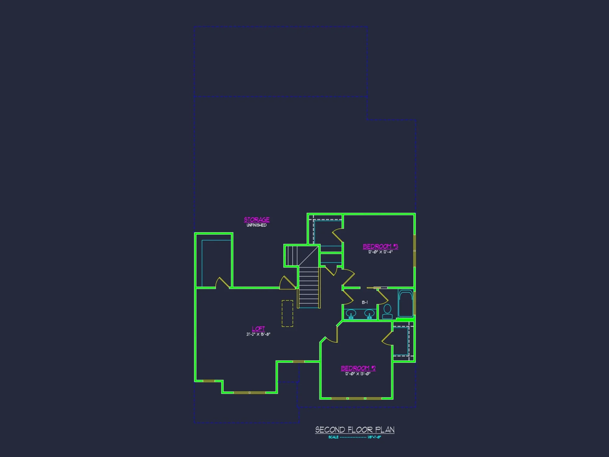 Modern house Plan with Floor Blueprint, CAD Designs & Architecture