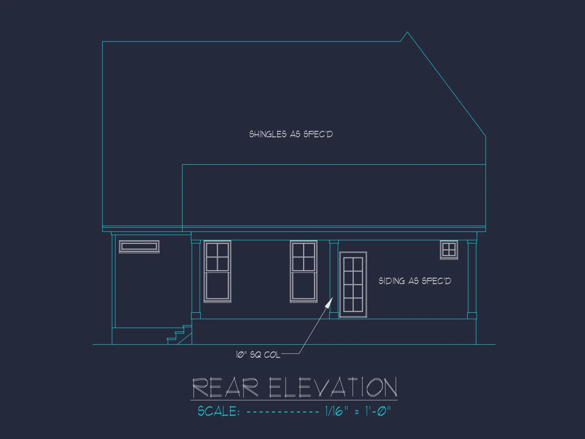 Modern house Plan with Floor Blueprint, CAD Designs & Architecture