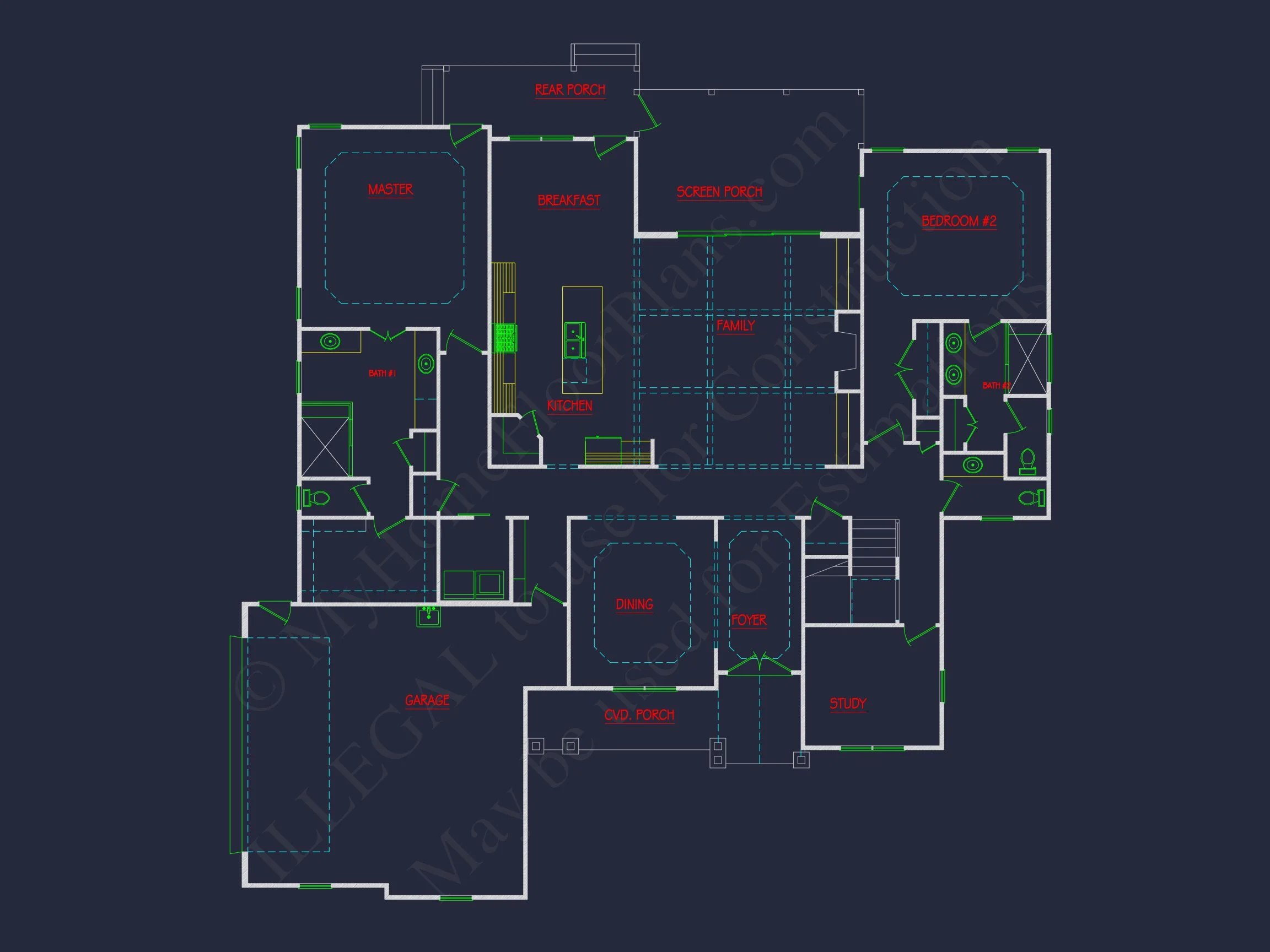 Craftsman house Plan with Spacious Layout and CAD Designs