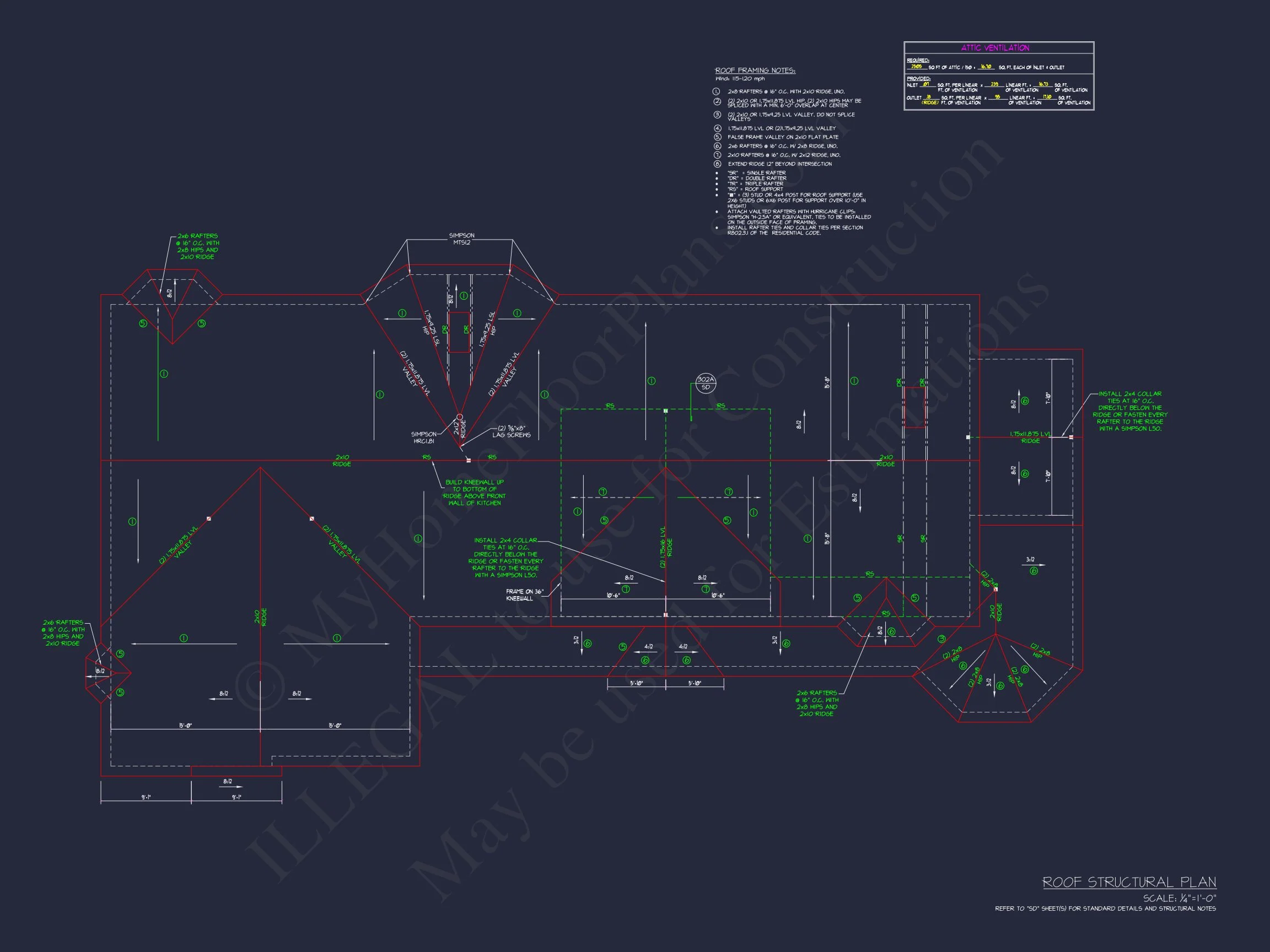 Spacious house Plan with 2 Floors, CAD Designs & Blueprint