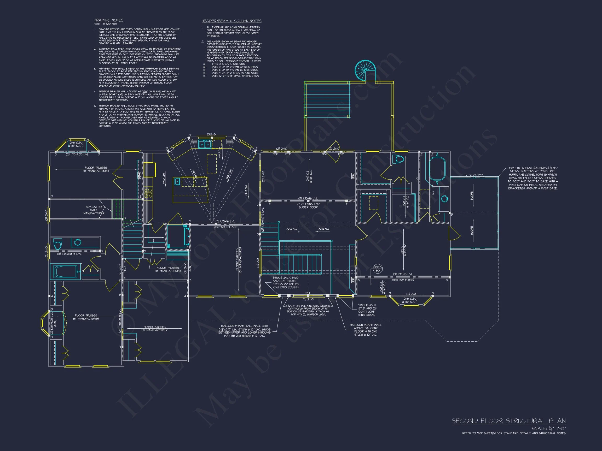 Spacious house Plan with 2 Floors, CAD Designs & Blueprint