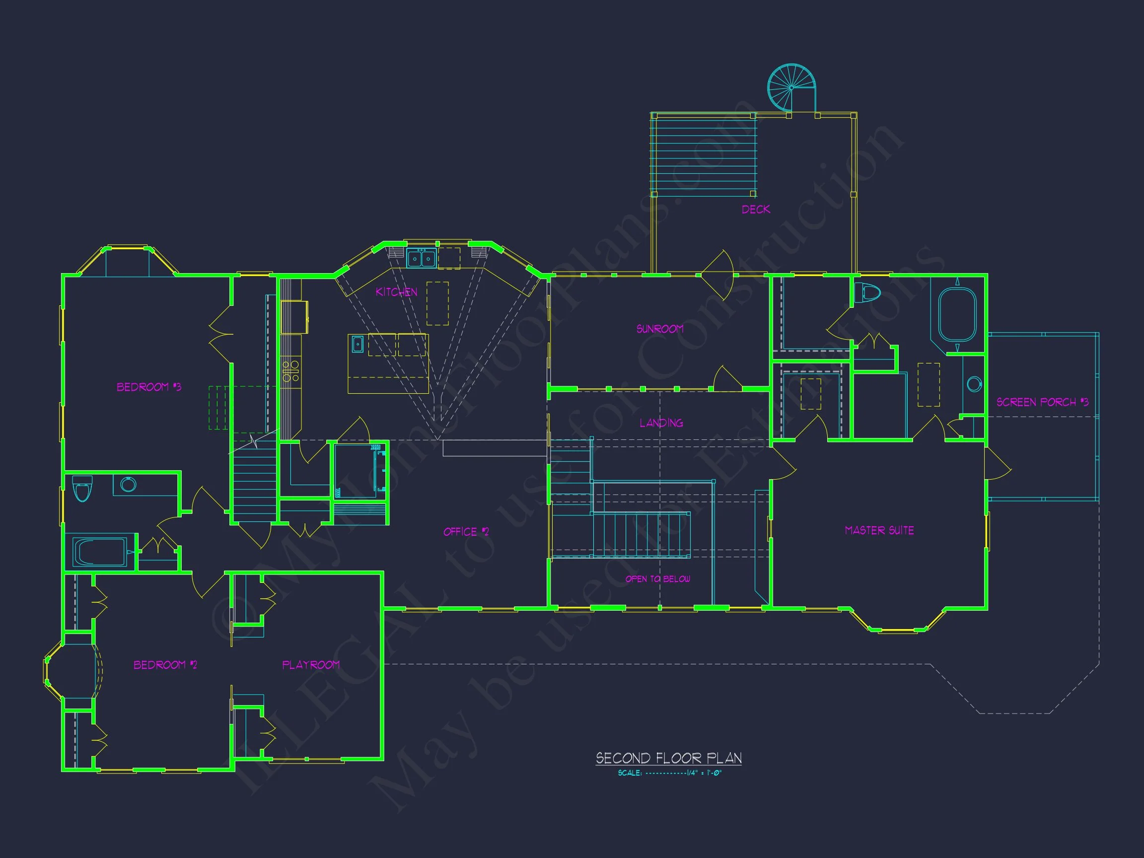 Spacious house Plan with 2 Floors, CAD Designs & Blueprint