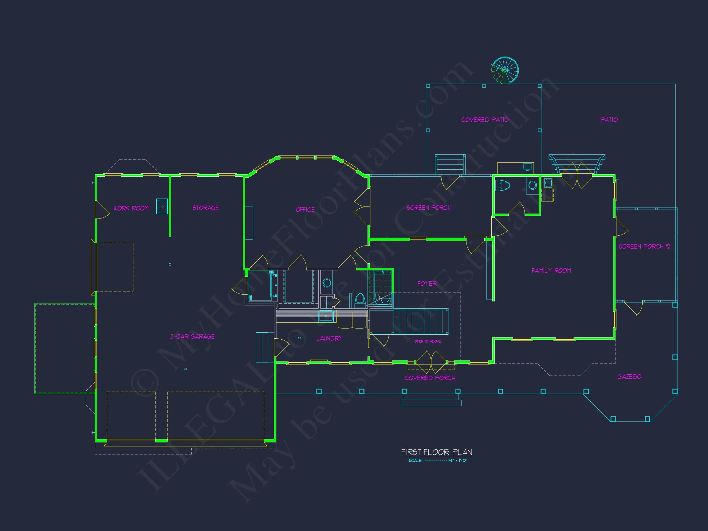Spacious house Plan with 2 Floors, CAD Designs & Blueprint