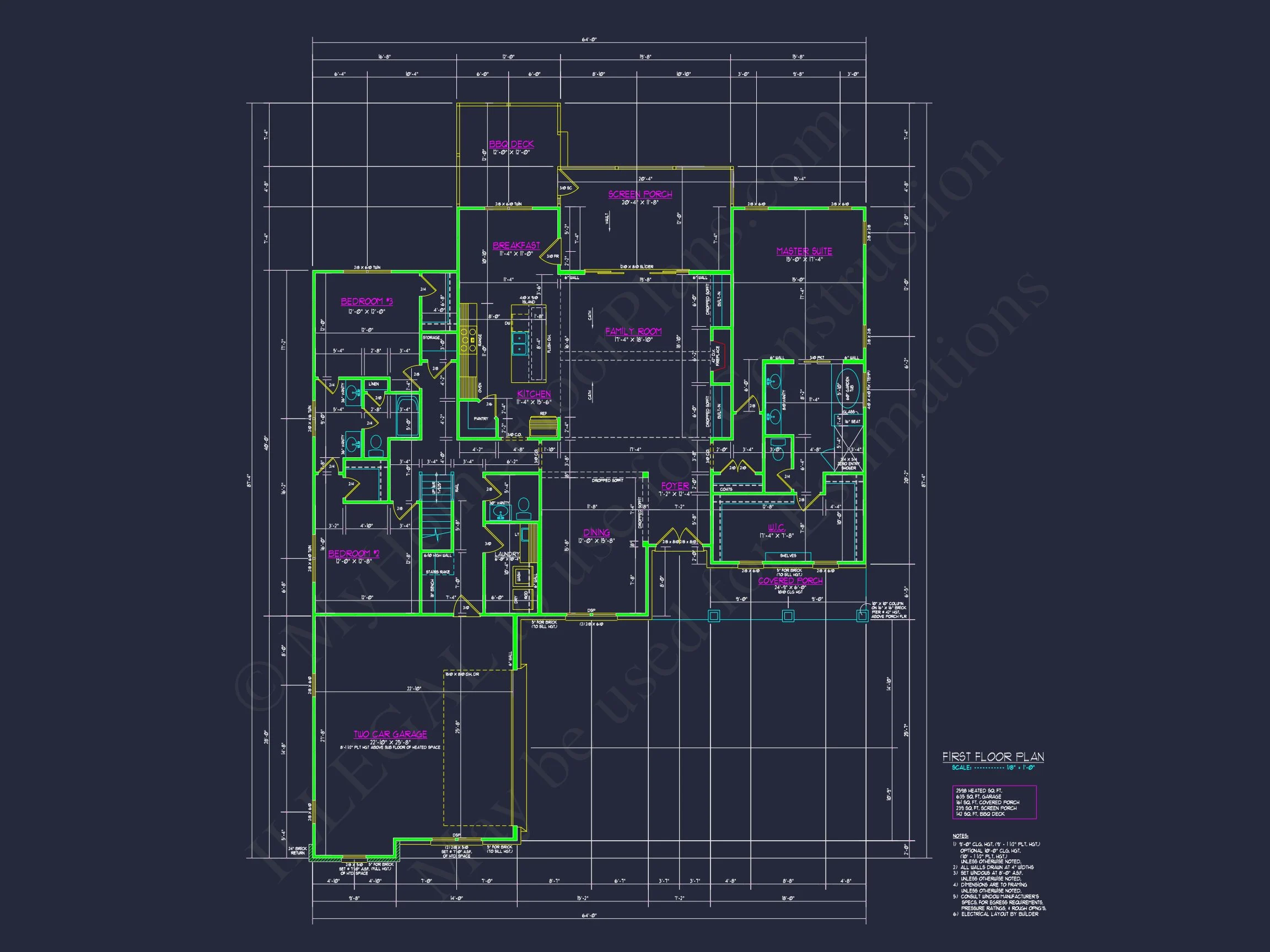 Modern Craftsman house Plan with Spacious Floor Designs