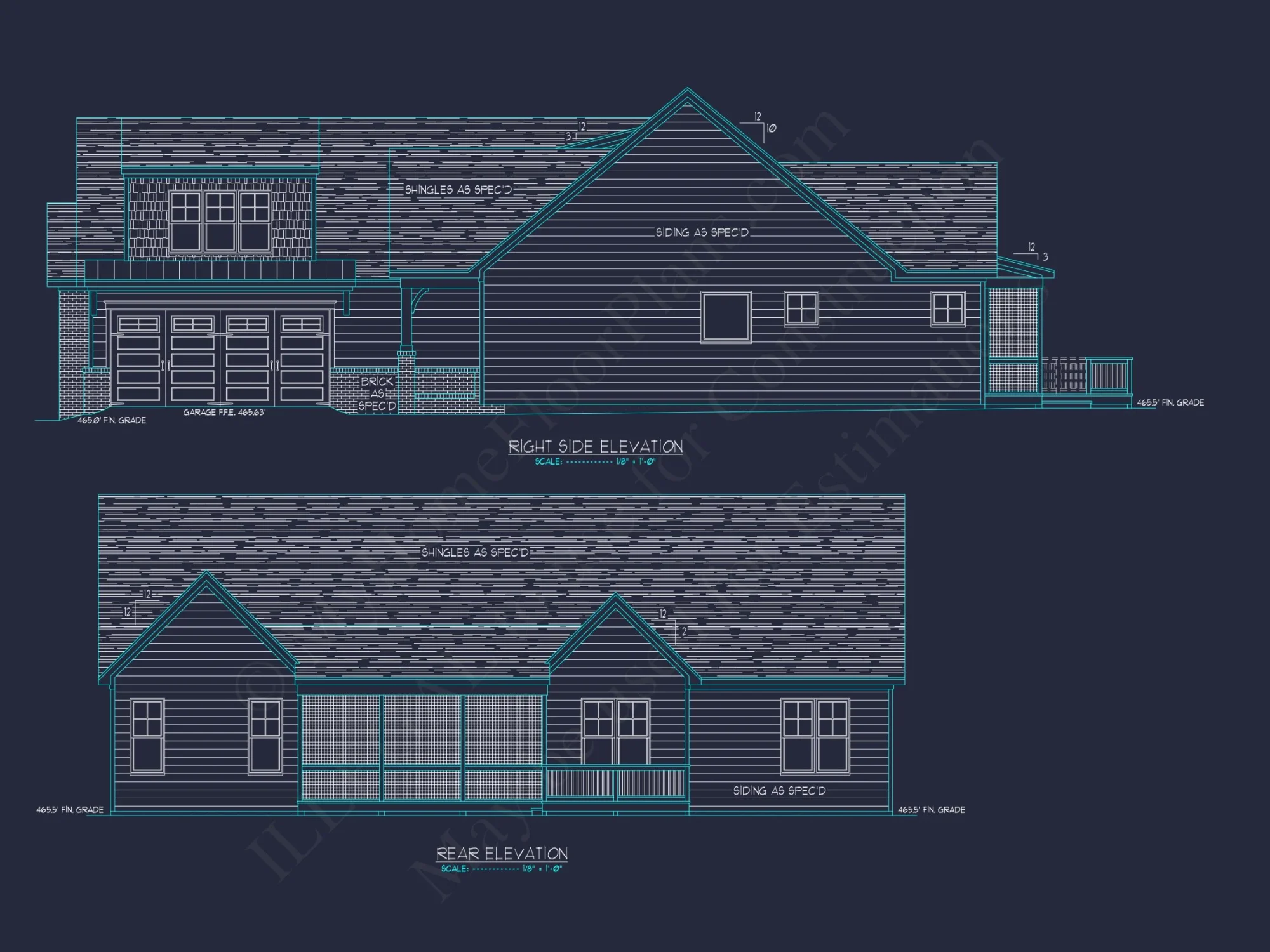 Modern Craftsman house Plan with Spacious Floor Designs