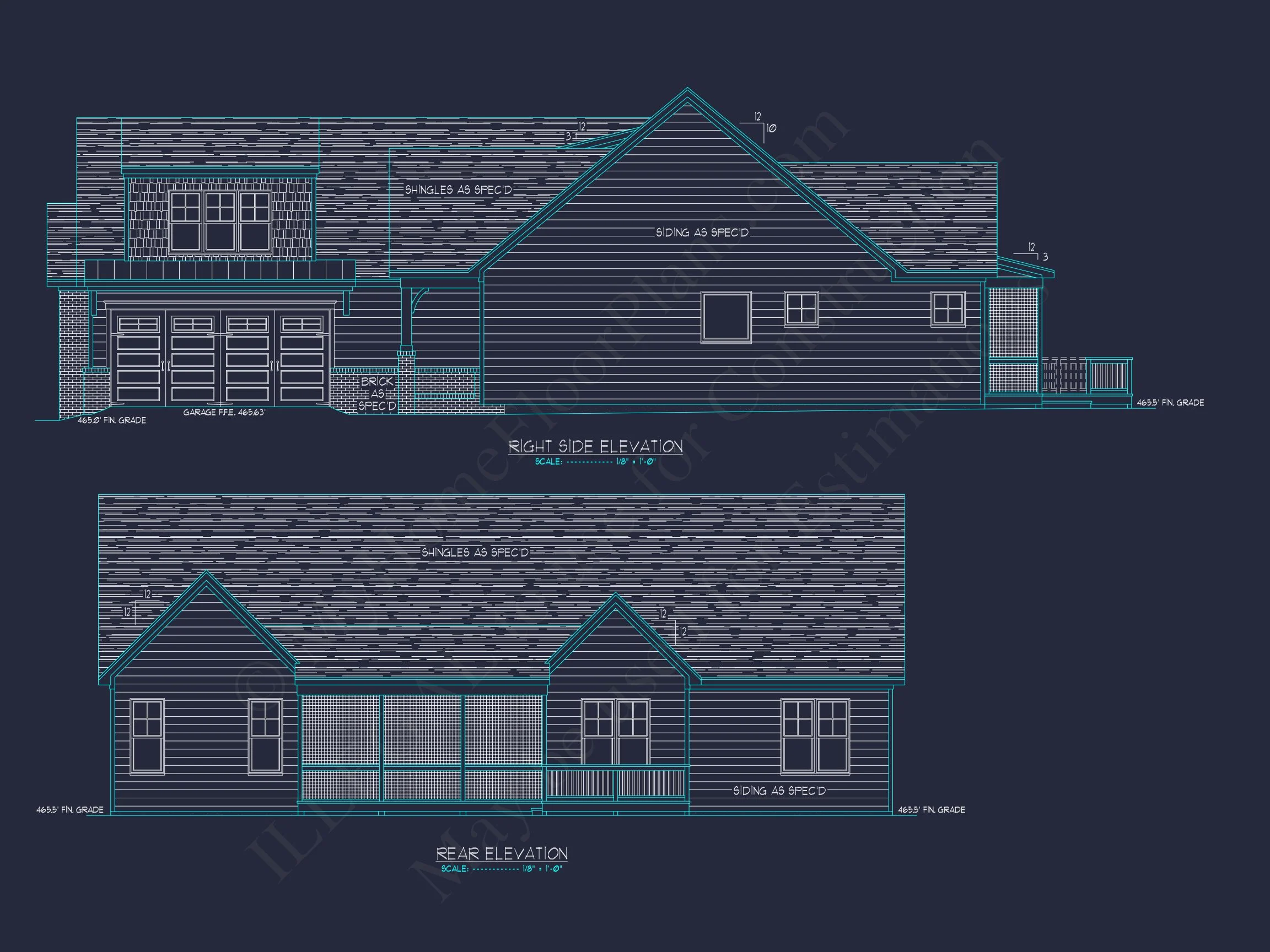 Modern Craftsman house Plan with Spacious Floor Designs