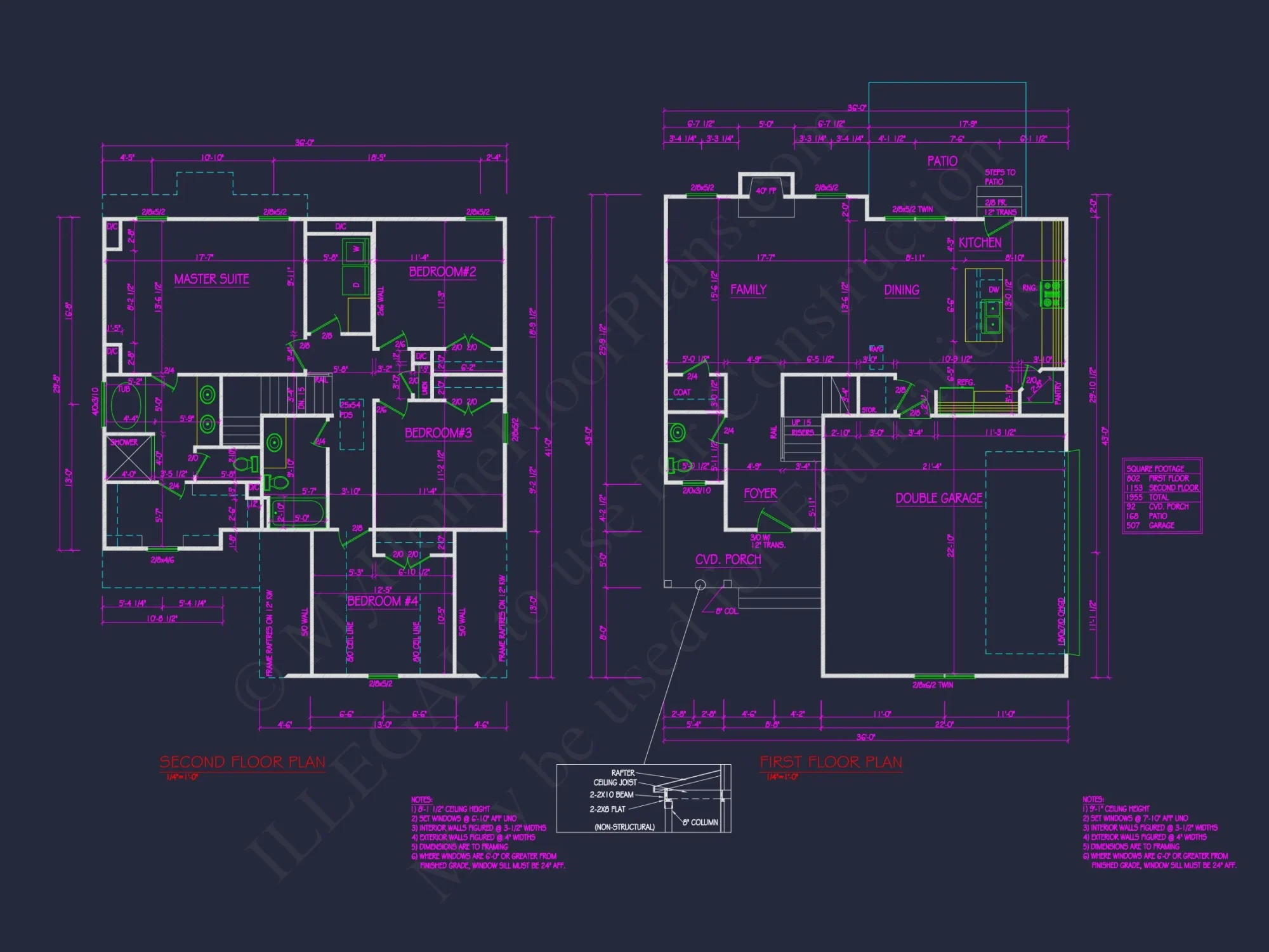 Charming house Floor Plan with CAD Designs and Architecture Blueprint