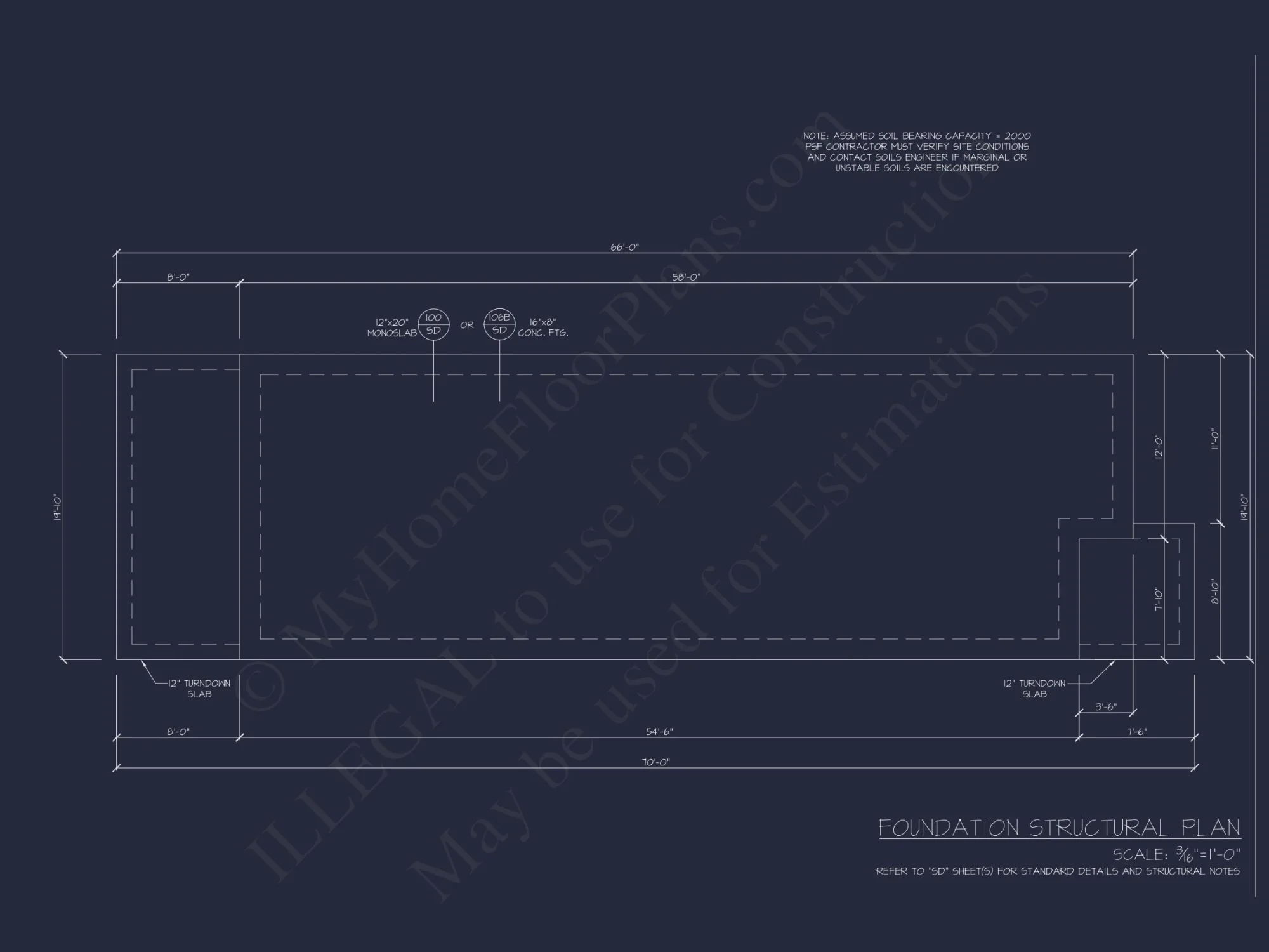 Modern house Plan with 2 Story Design & CAD Blueprint