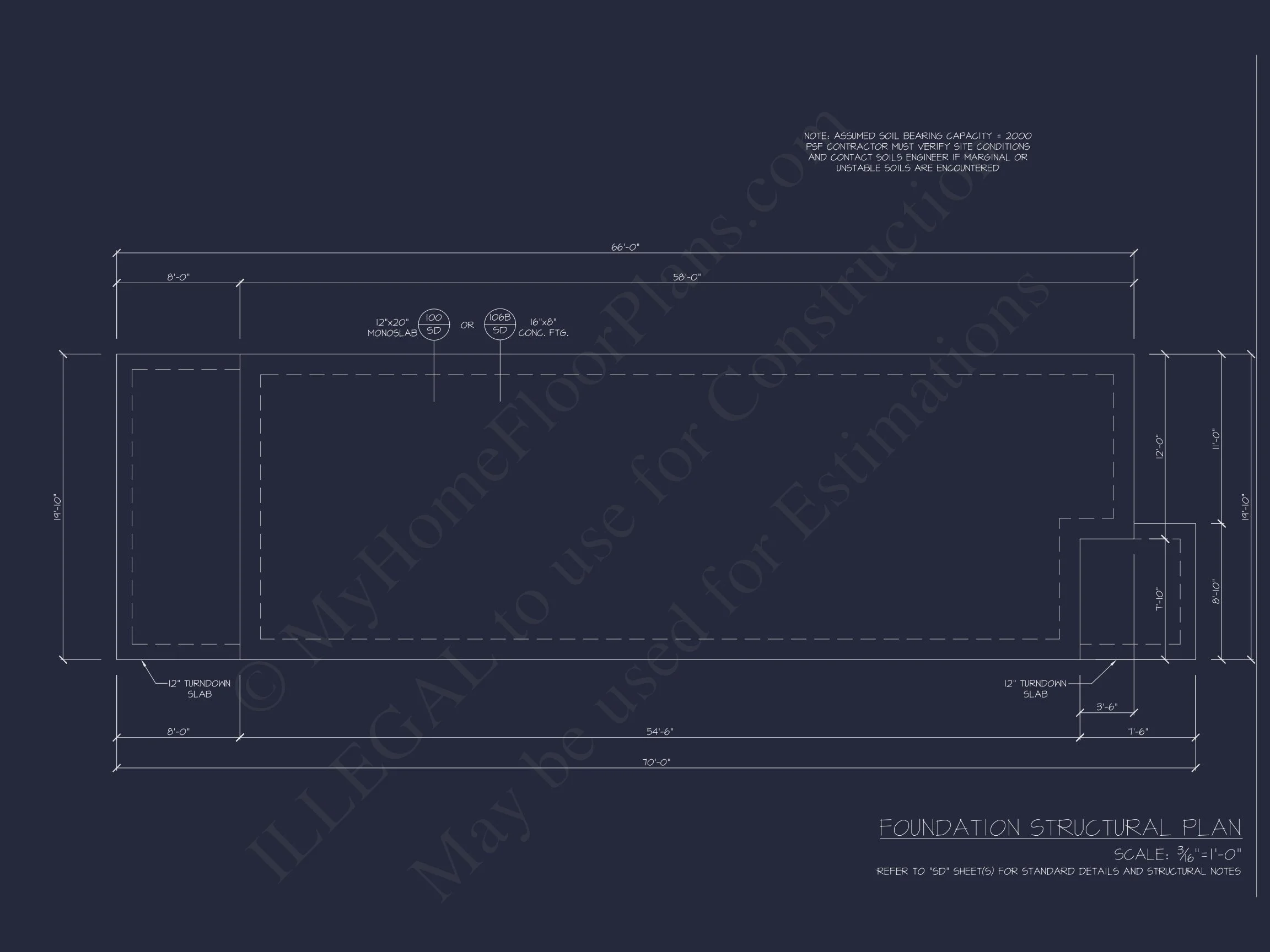 20-1386 HOUSE PLAN - Modern House Plan with 2 Story Design & CAD Blueprint 16 Modern house Plan with 2 Story Design & CAD Blueprint
