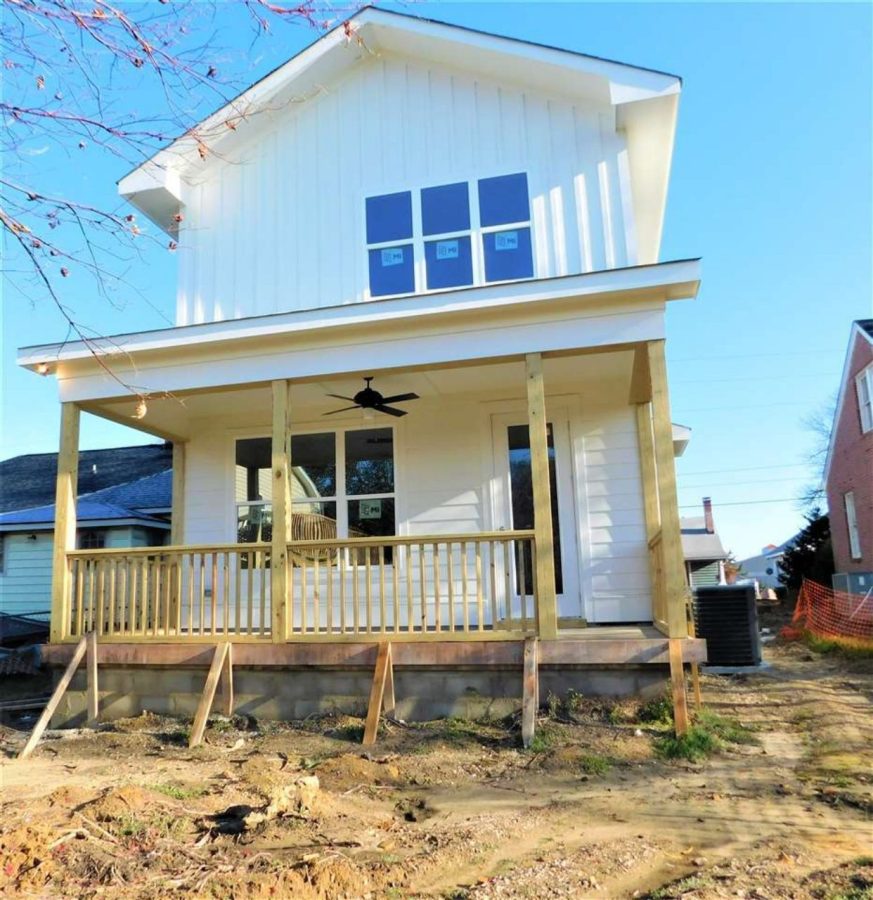 Modern house Plan with 2 Story Design & CAD Blueprint