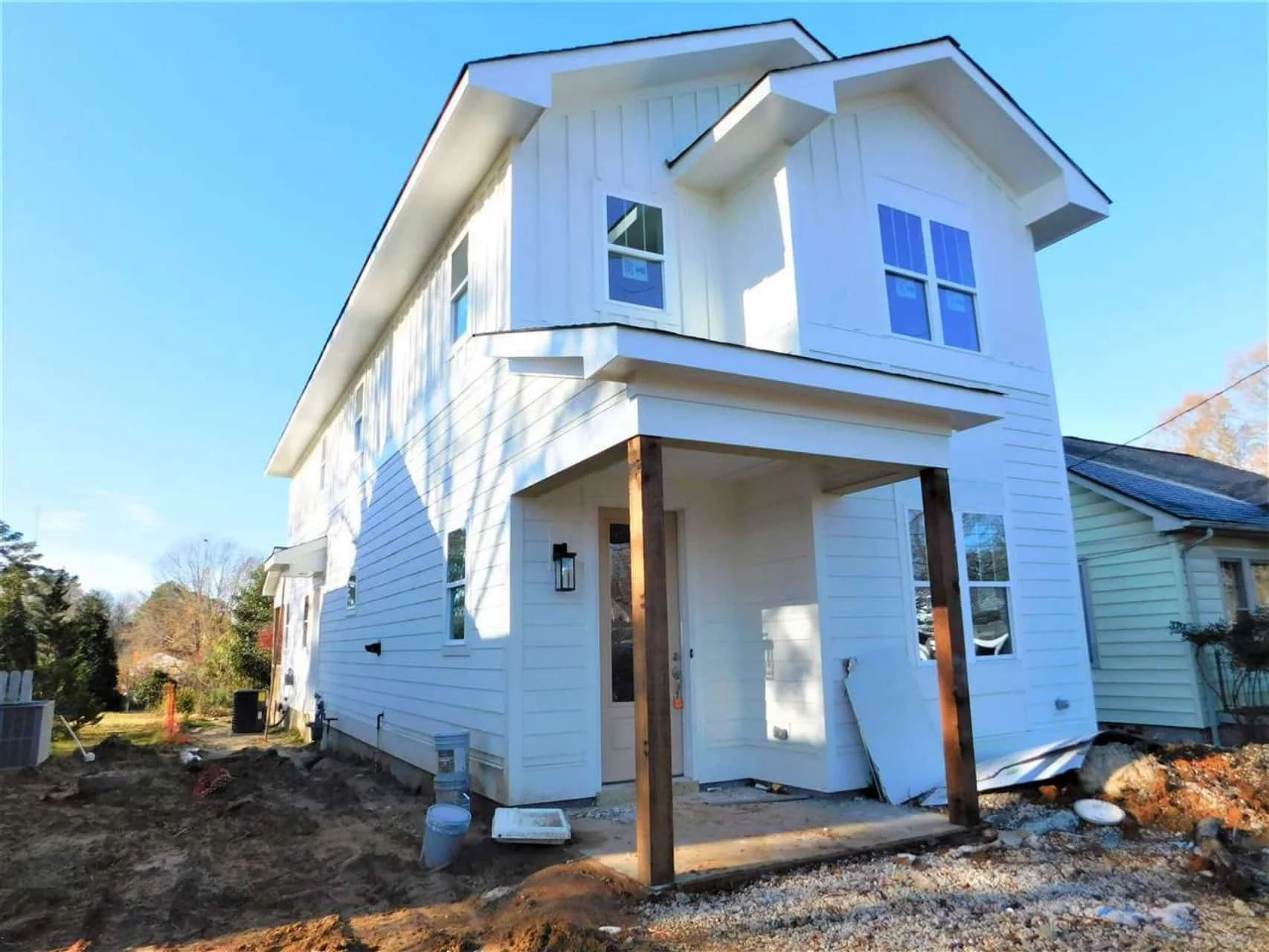 20-1386 HOUSE PLAN - Modern House Plan with 2 Story Design & CAD Blueprint 4 Modern house Plan with 2 Story Design & CAD Blueprint