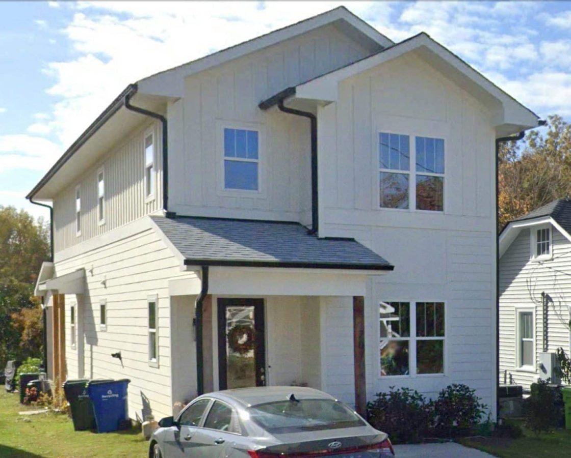 Modern house Plan with 2 Story Design & CAD Blueprint