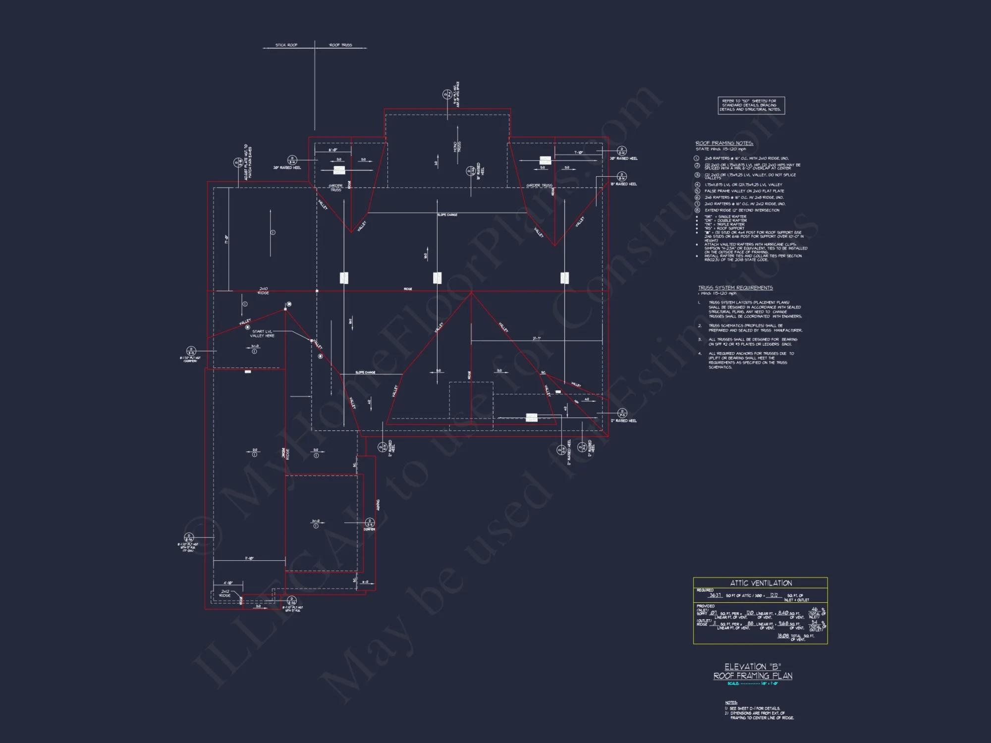 Craftsman house Floor Plan with Spacious Design & CAD Blueprint