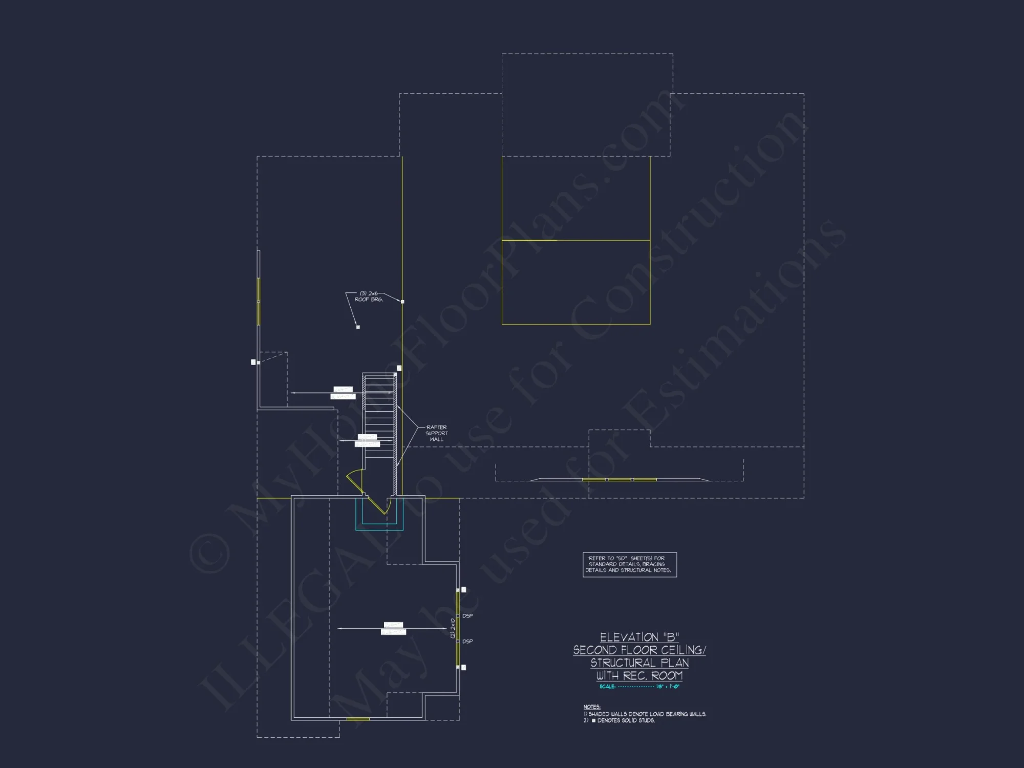 Craftsman house Floor Plan with Spacious Design & CAD Blueprint