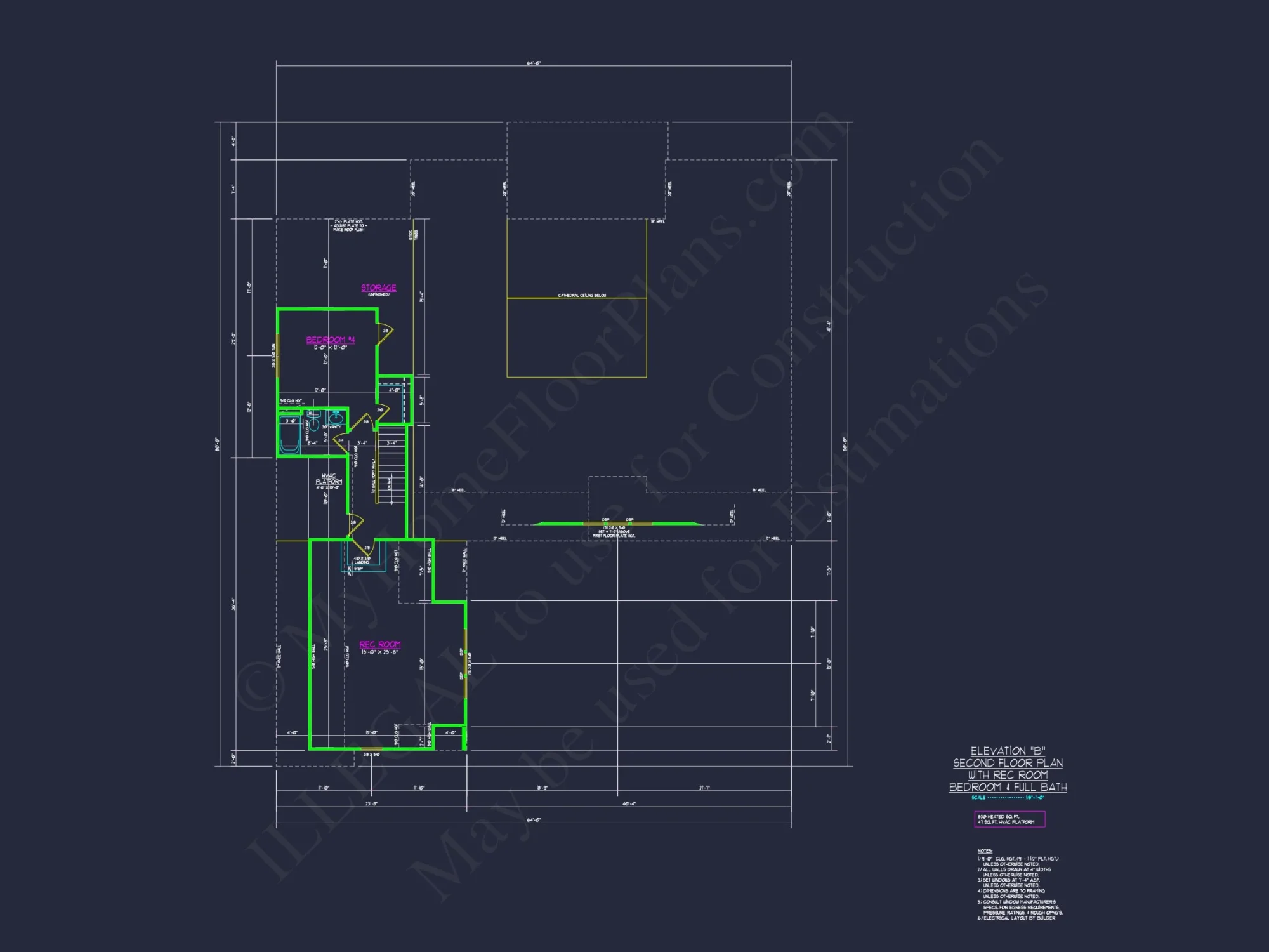 Craftsman house Floor Plan with Spacious Design & CAD Blueprint